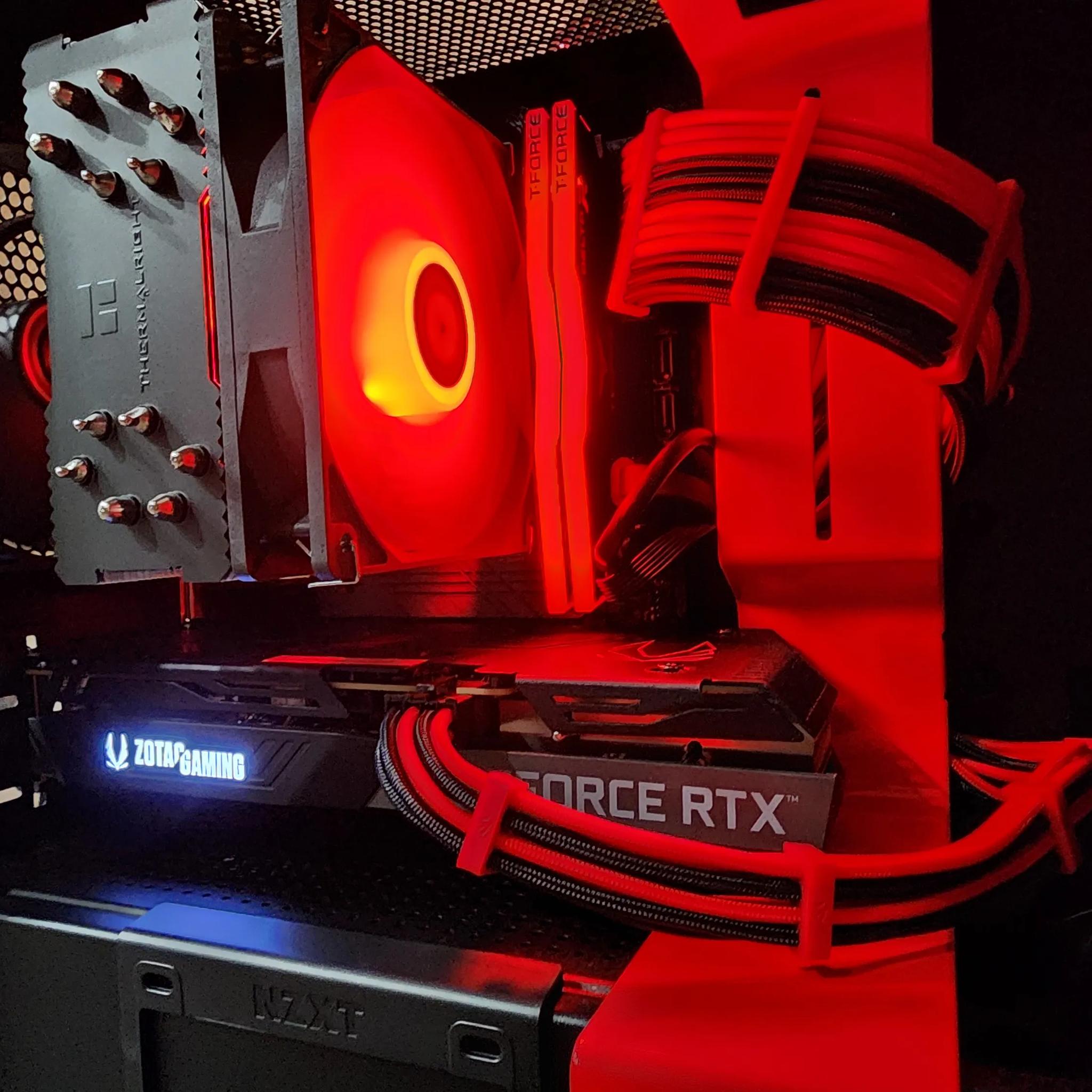 "Red Steele" Gaming PC | R5 3600 | RTX 3060Ti | 16GB RAM | 1TB NVME