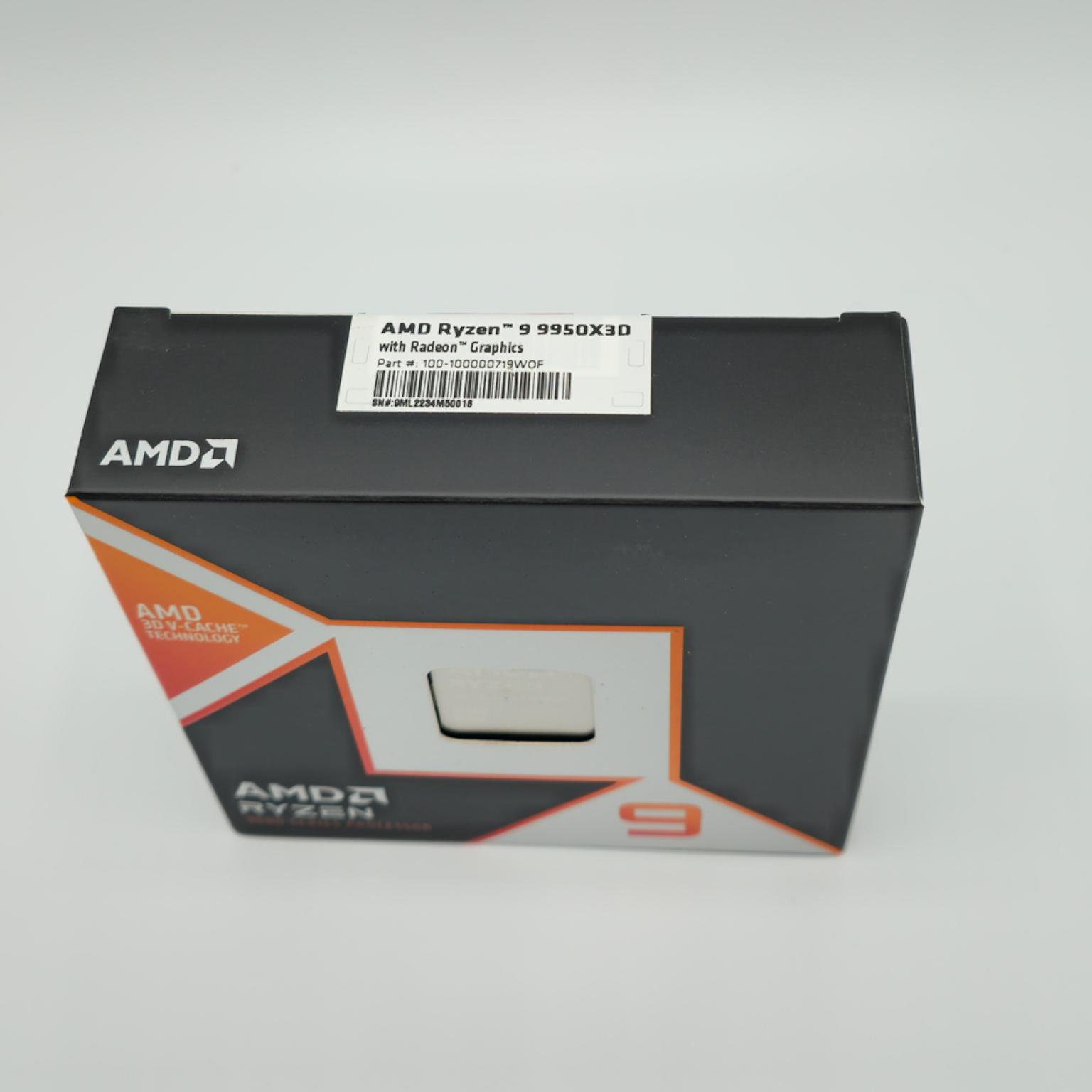 AMD Ryzen 9 9950X3D - Ryzen 16-Core 4.3 GHz Processor - Sealed - On Hand Now