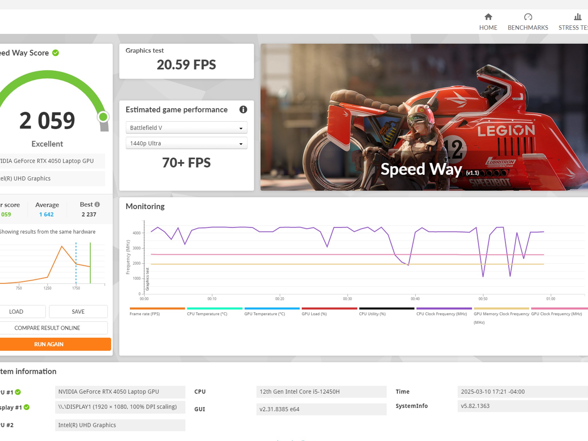 17.3" Acer Nitro 5 RTX 4050 Gaming Laptop (AN517-55-558P)