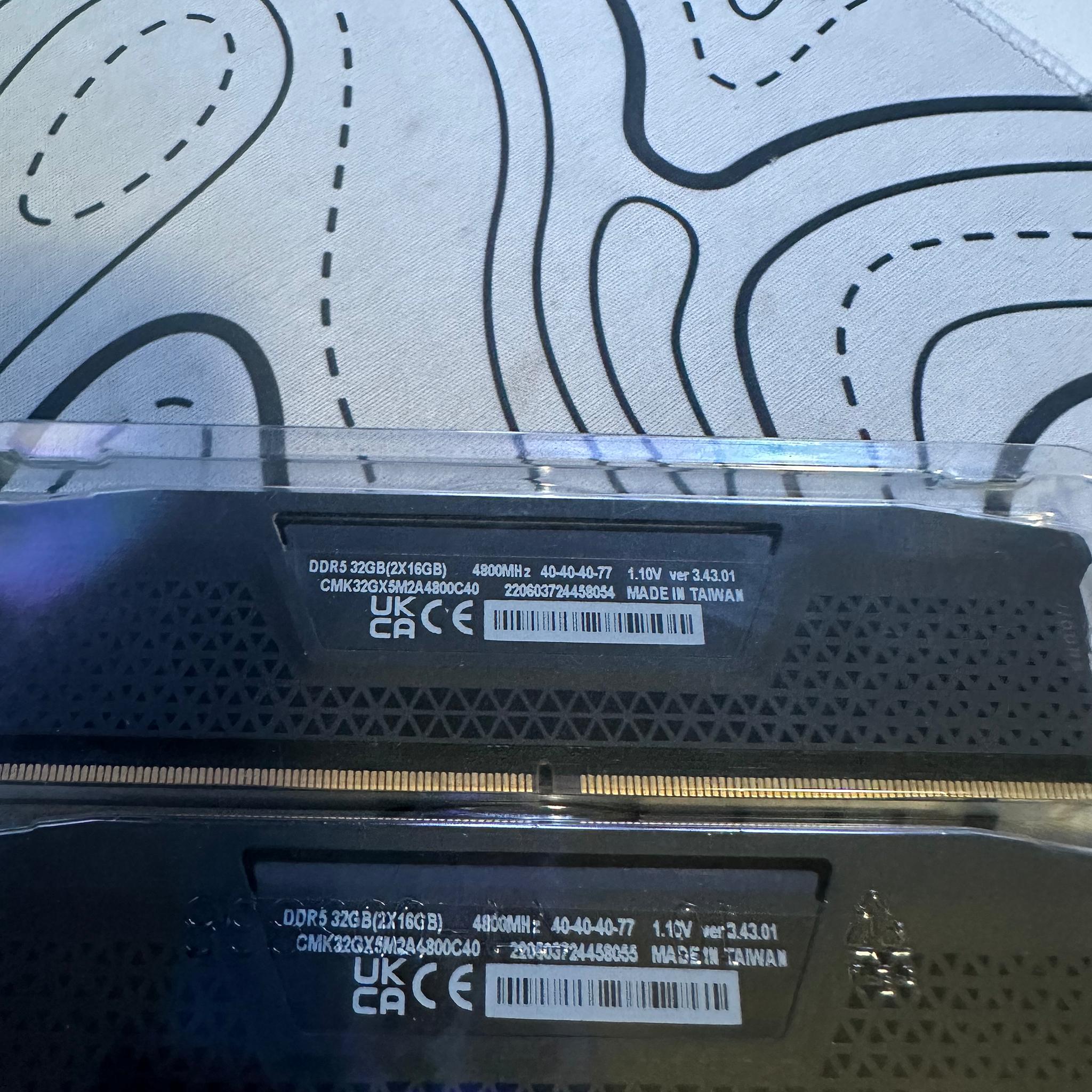 **NEED SOLD ASAP** 32GB Corsair Vengeance DDR5 Ram (4800MHZ)