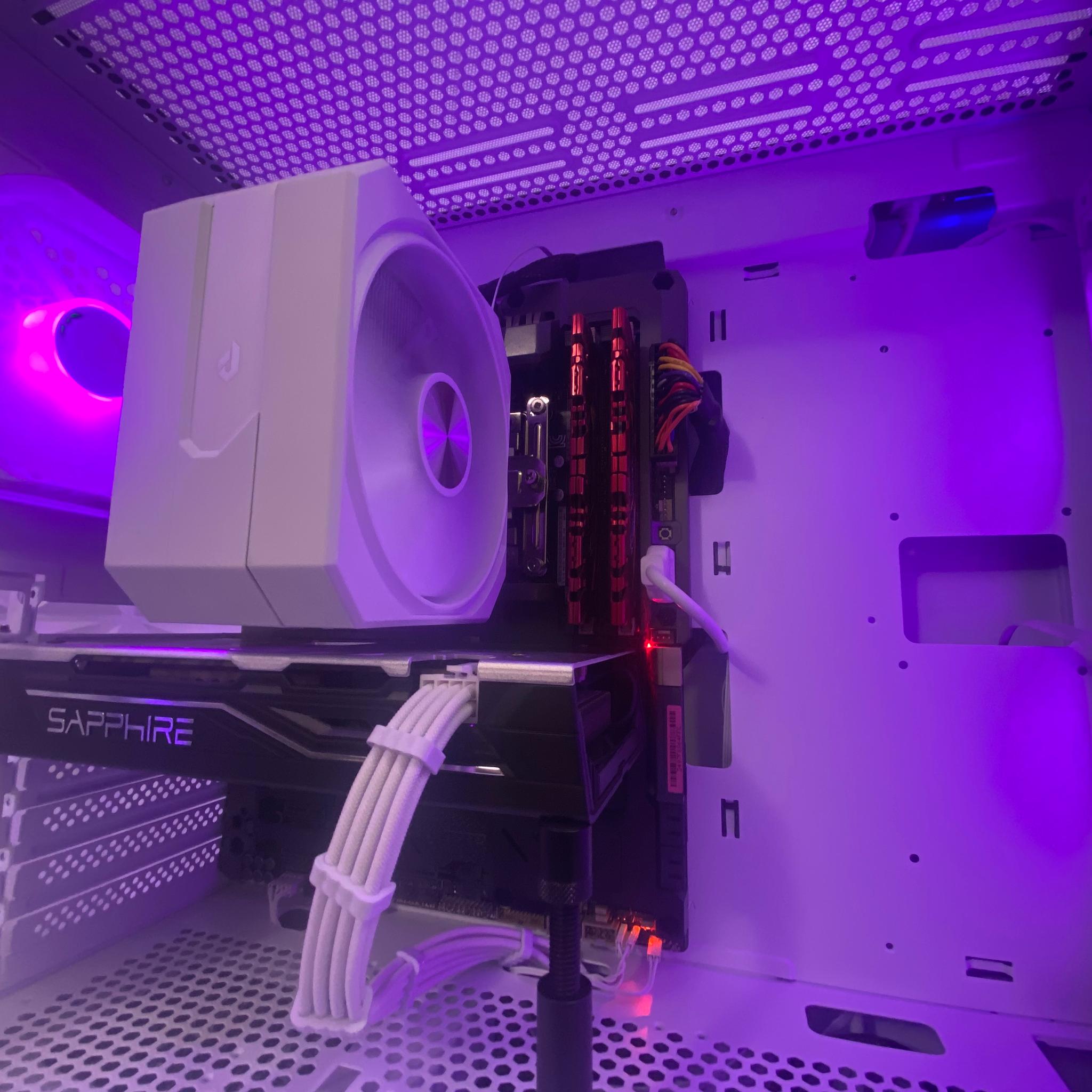 White RGB Gaming PC | RX 580 8GB | intel i7 5820K | 512GB SSD | 16GB RAM | WiFi & Bluetooth