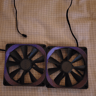 2 NZXT purple af120 fans