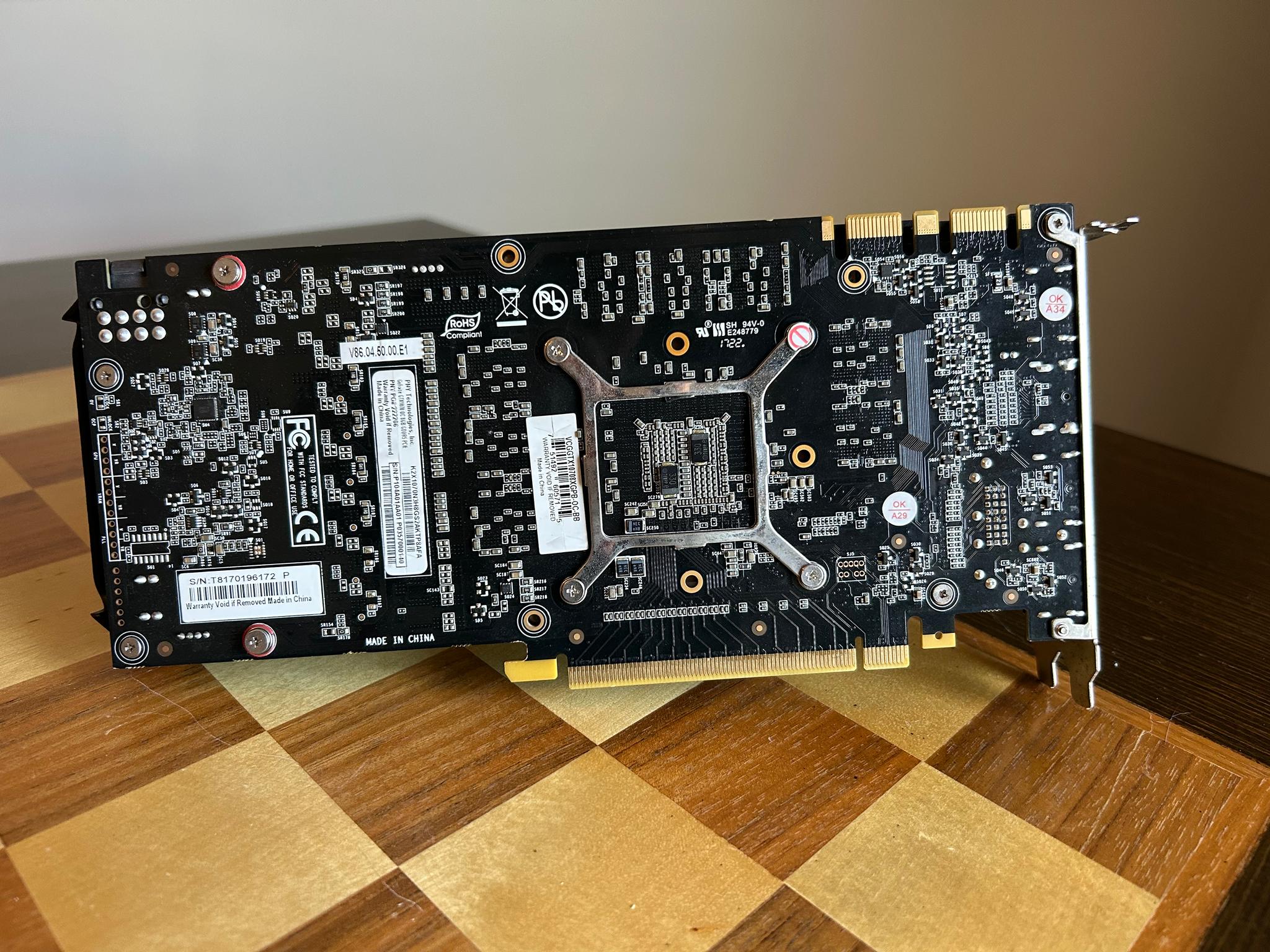 PNY XLR8 GTX 1070 8GB Graphics Card