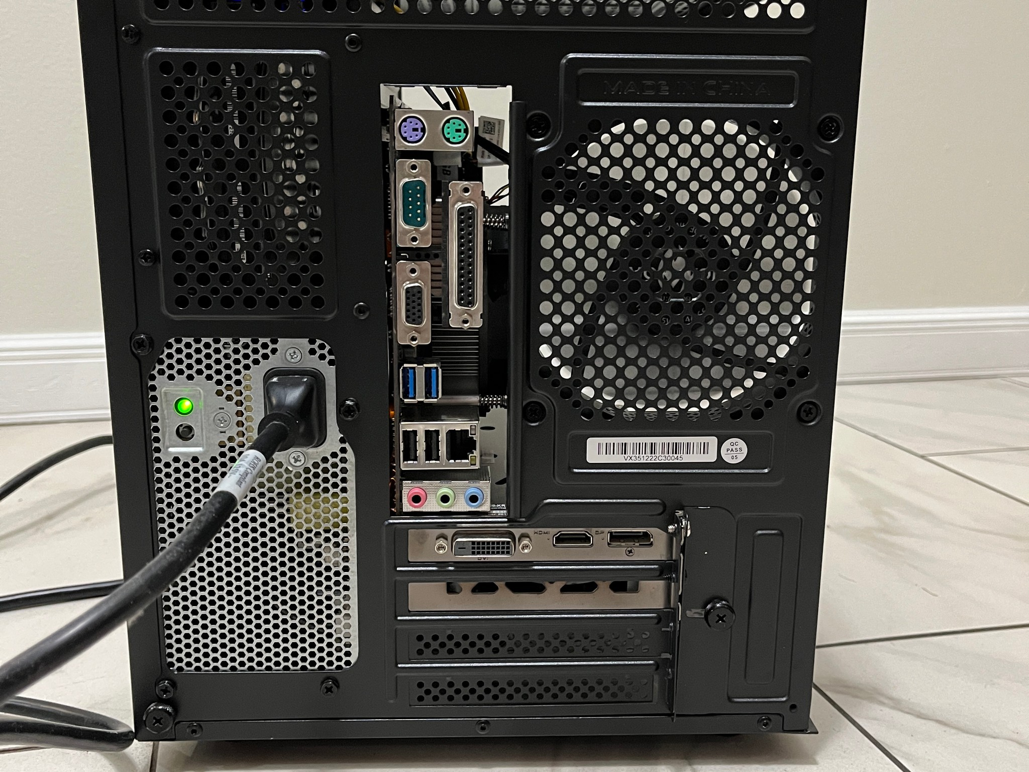 NVIDIA RTX 2060, Intel i5-7500, 16GB RAM, 870 GB Storage, Gaming PC w/ Wi-Fi & Bluetooth