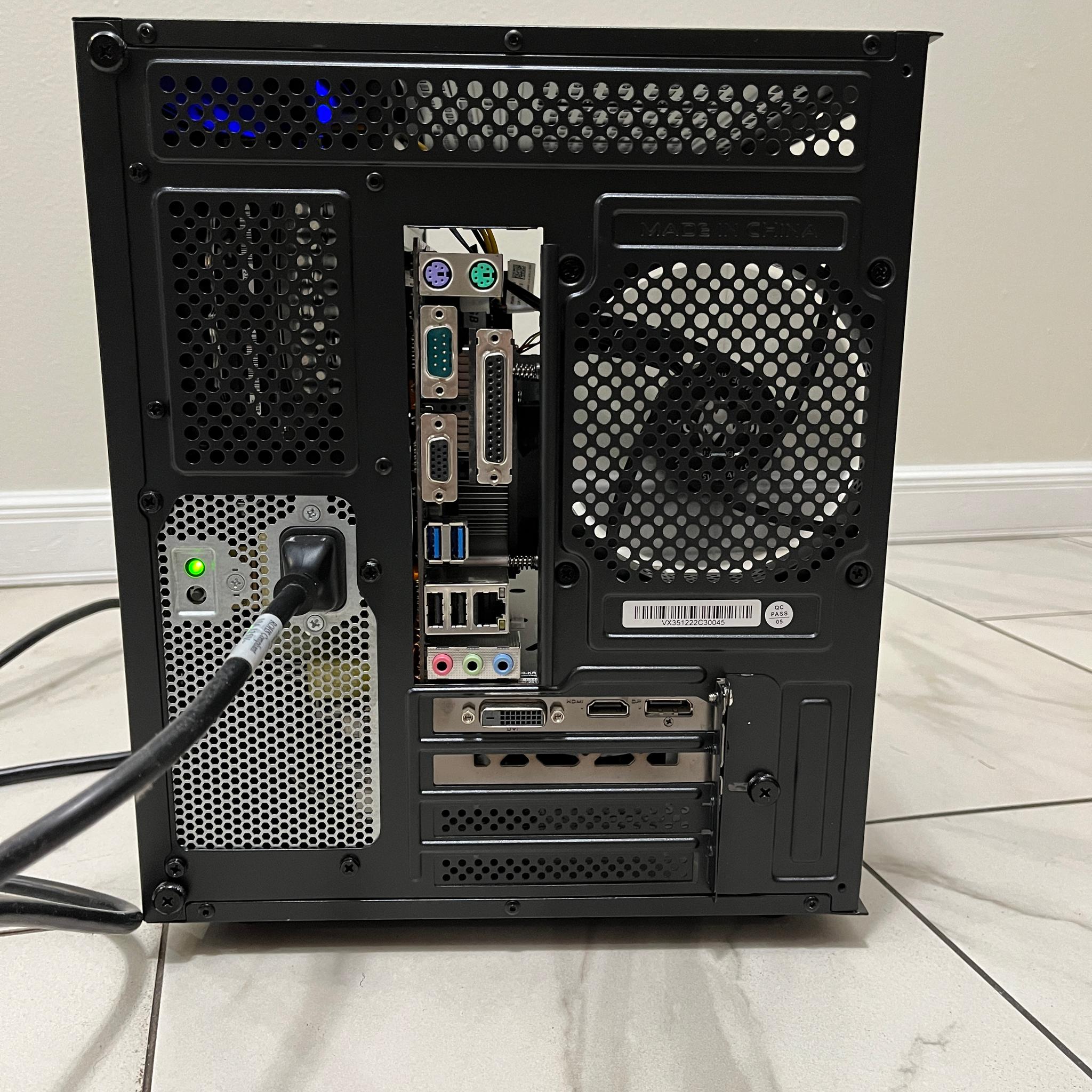 NVIDIA RTX 2060, Intel i5-7500, 16GB RAM, 870 GB Storage, Gaming PC w/ Wi-Fi & Bluetooth
