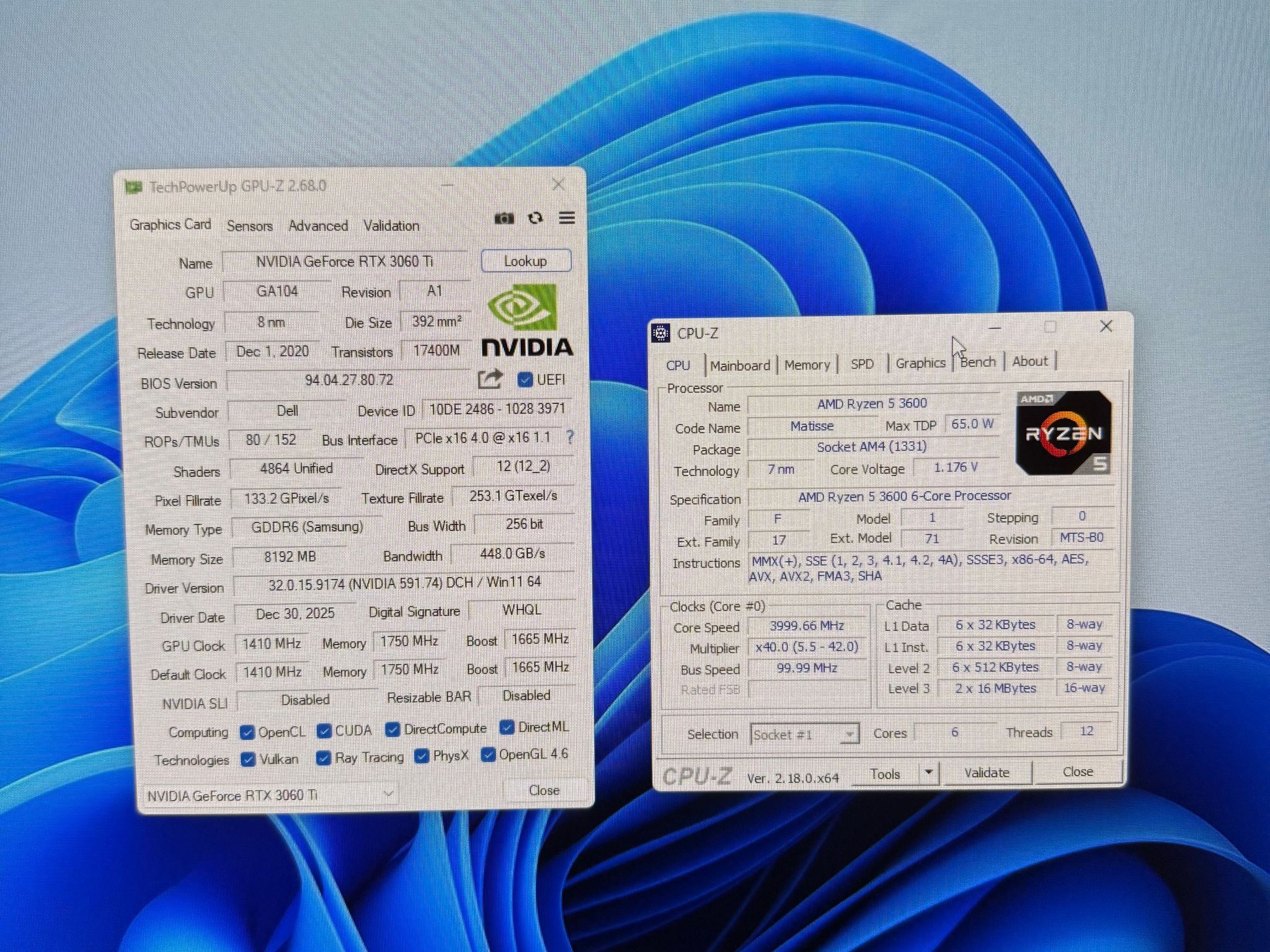 3060 Ti, Ryzen 5 3600 Gaming PC 1080p Beast