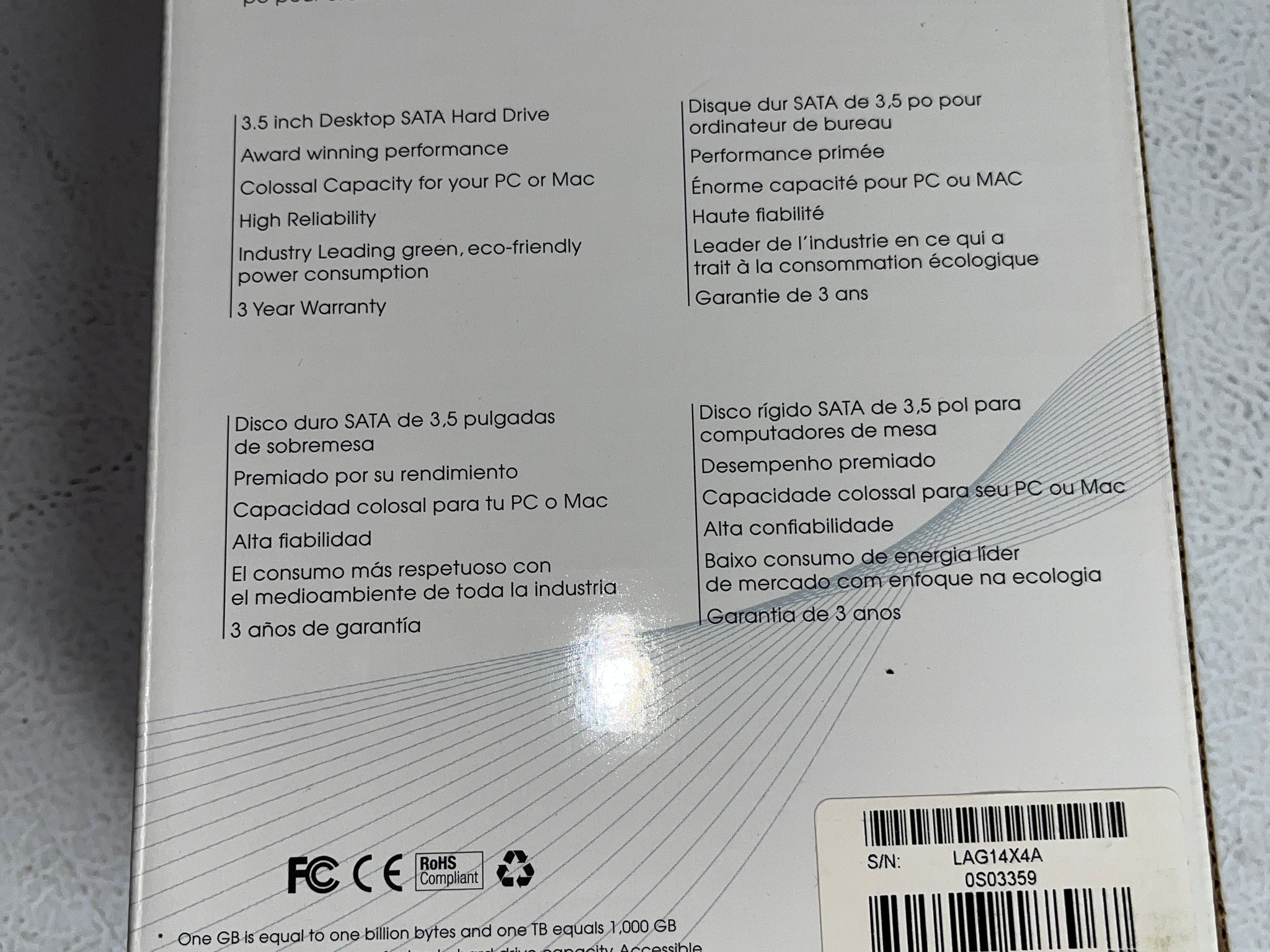 Hitachi Deskstar 5K4000 4TB 3.5" SATA Hard Drive – HDS5C4040ALE630 – Tested