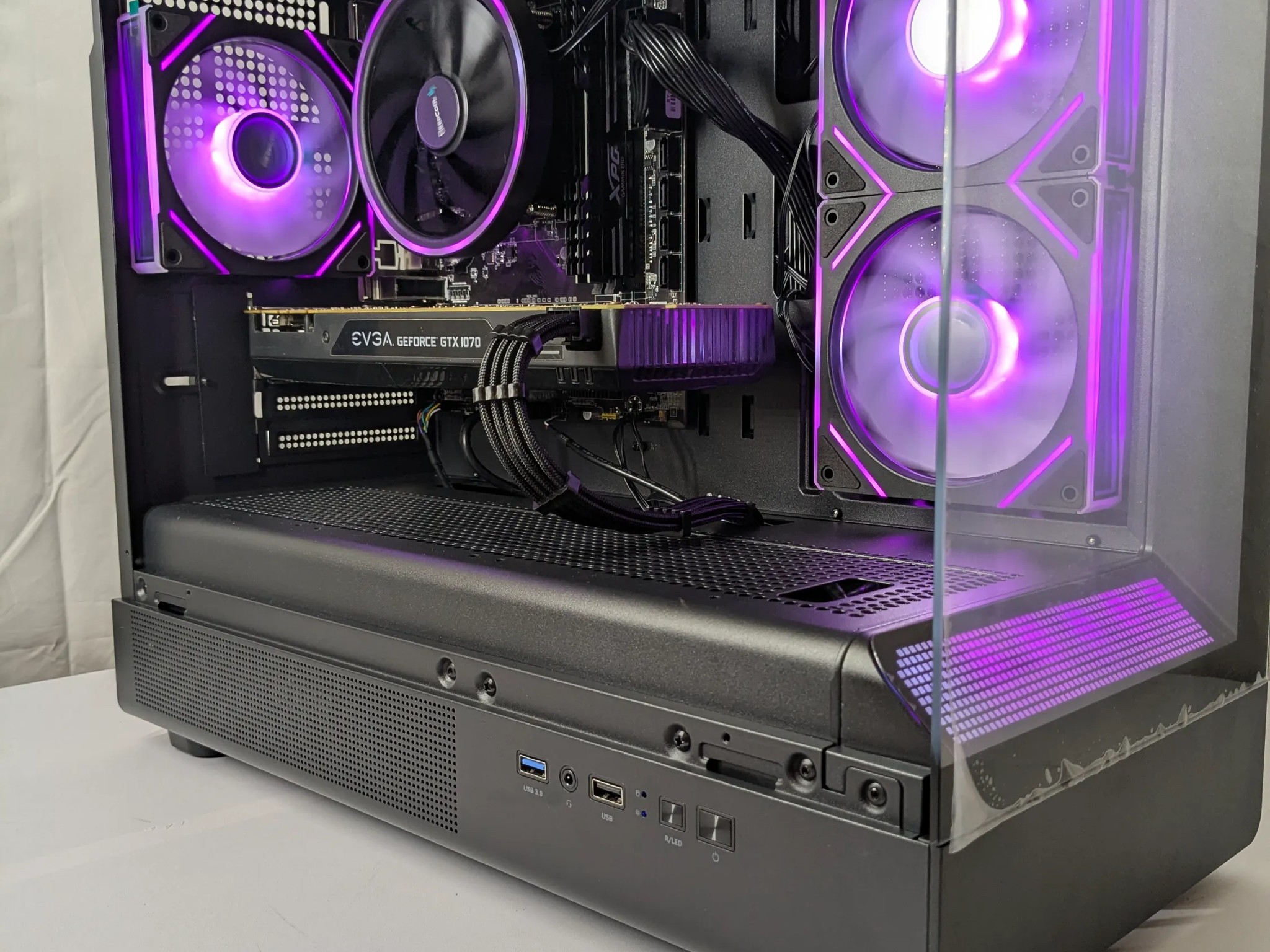 GTX 1070 Gaming PC – Ryzen 7 | 16GB DDR4 | 500GB NVMe | DeepCool Cooler | ARGB Glass Case