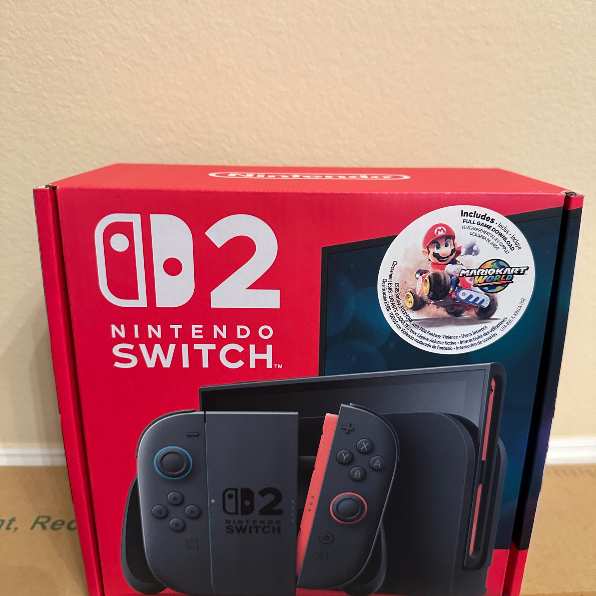BNIB Nintendo Switch 2 Bundle with Mario Kart World