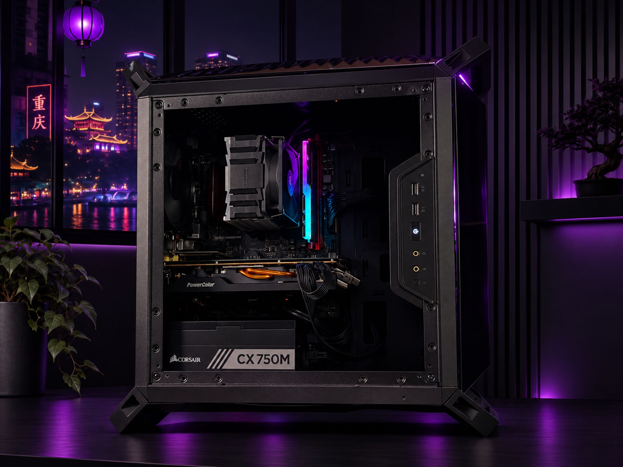🉐KURONAMI Gaming PC | RX 6700XT | Ryzen 7 5800X3D | 16GB RAM | 1TB NVME | WiFi + BT | FREE SHIPPING