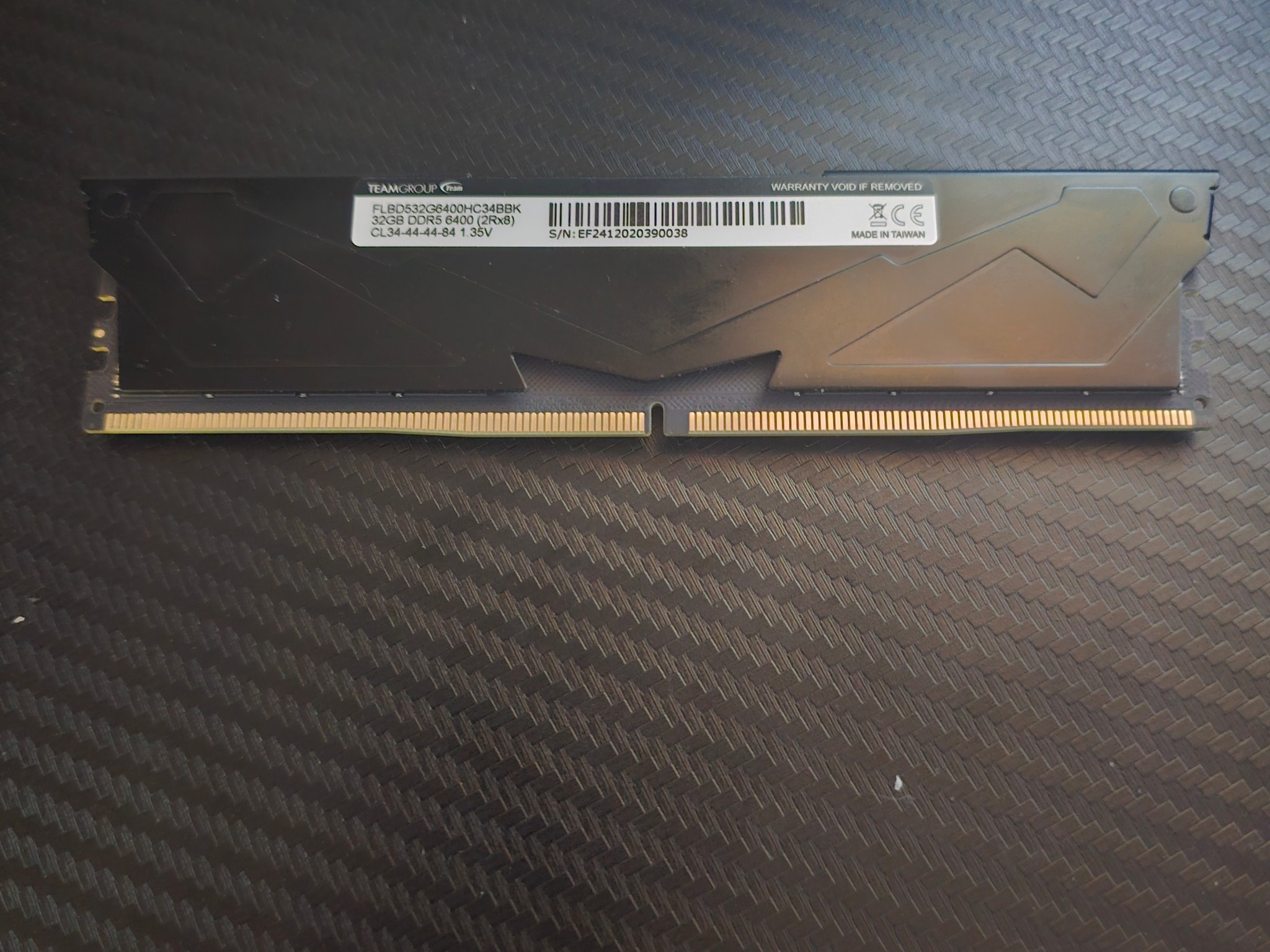 TeamGroup 1x32gb stick