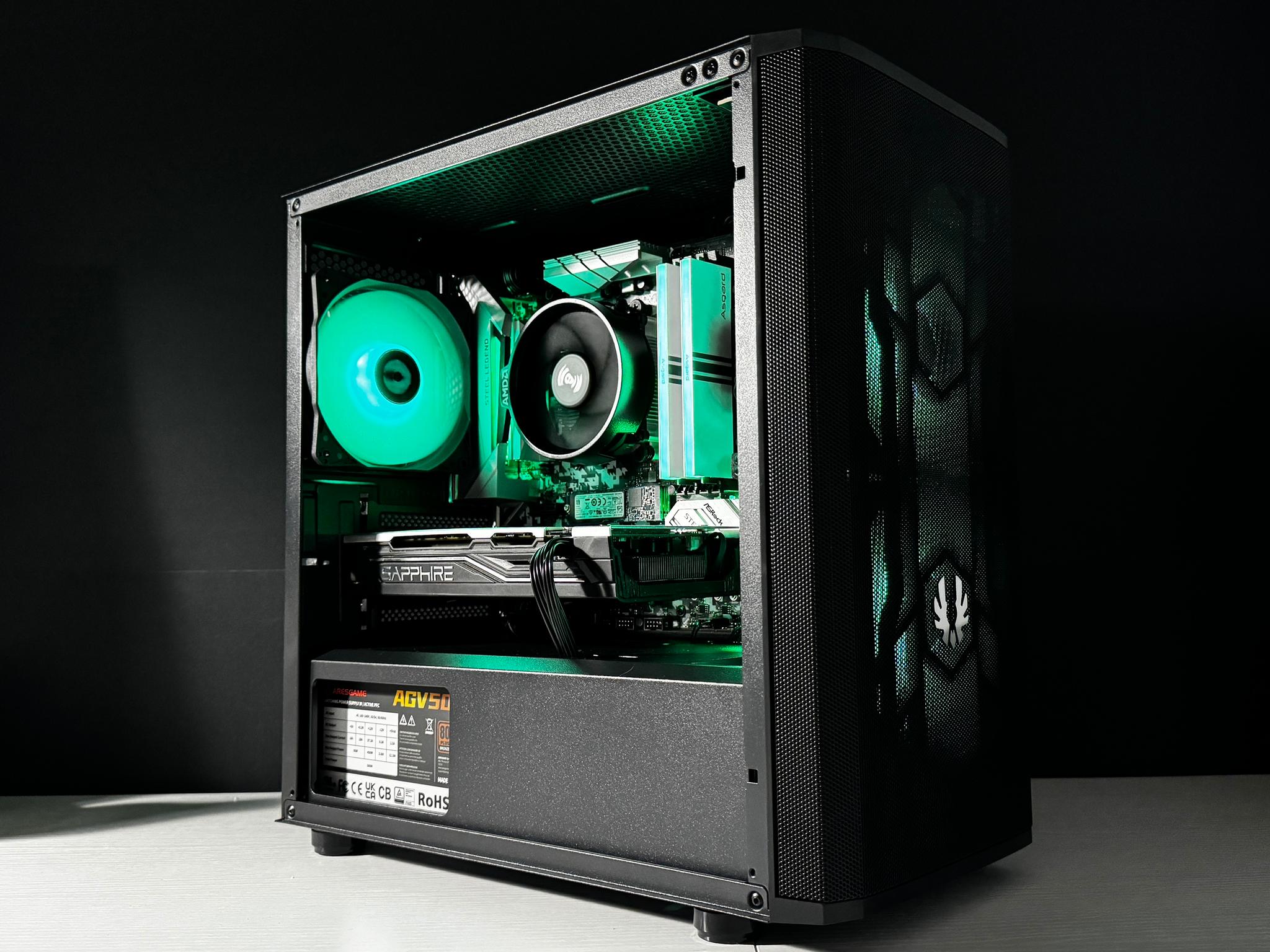 ⚫️BUDGET⚫️ Gaming PC | AMD Ryzen 5 4500 | 16GB DDR4 | RX 580 8GB | 512GB m.2 SSD | Win11 PRO | Wi-Fi