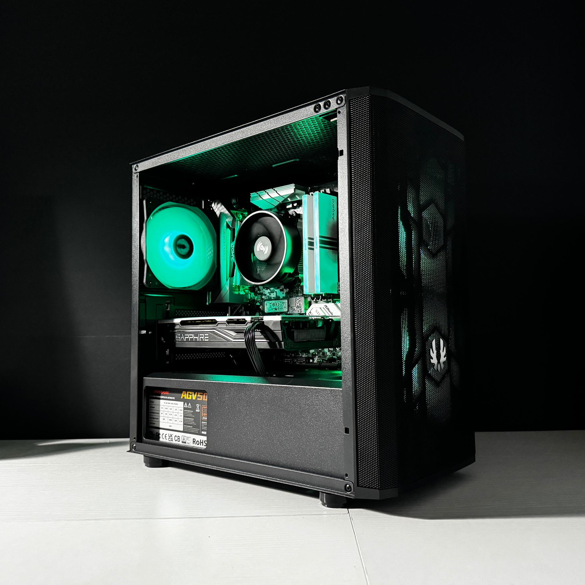 ⚫️BUDGET⚫️ Gaming PC | AMD Ryzen 5 4500 | 16GB DDR4 | RX 580 8GB | 512GB m.2 SSD | Win11 PRO | Wi-Fi