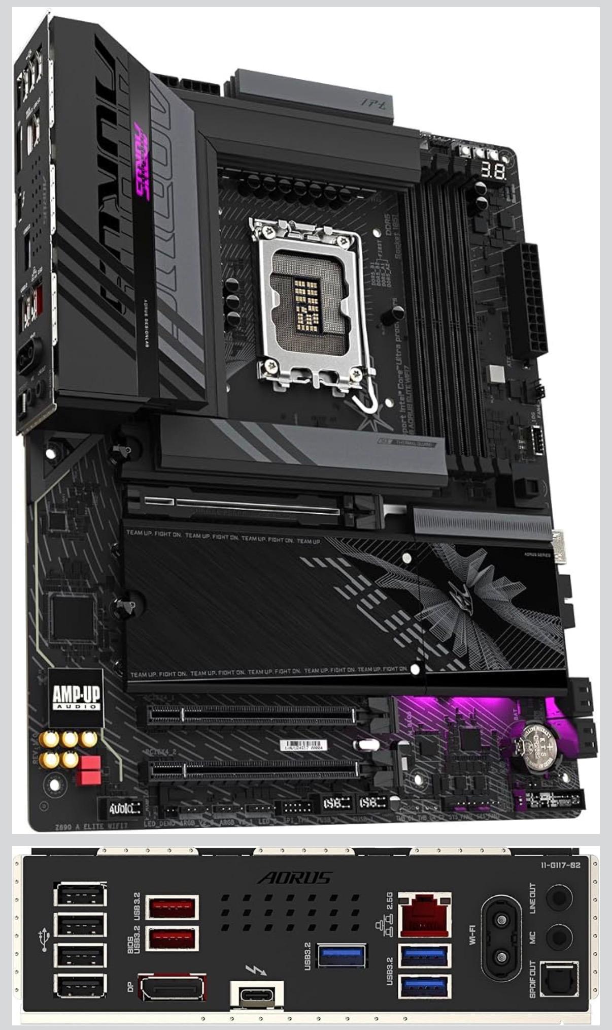 Gigabyte Z890 AORUS Elite WIFI7 Intel LGA1851