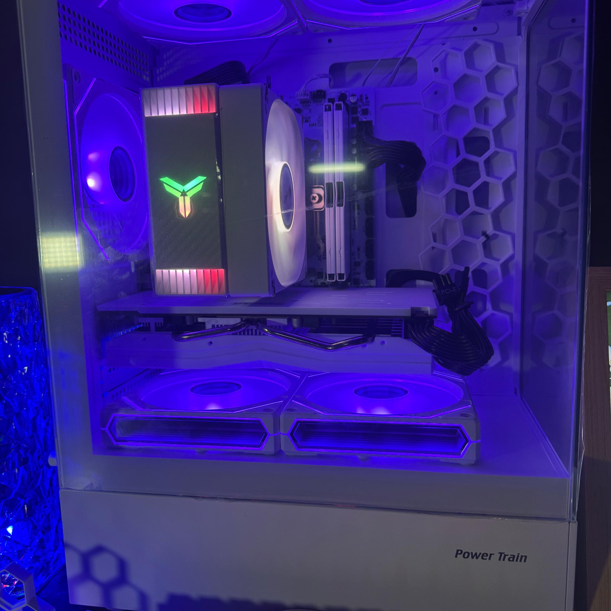 Fire Tech labs: Cool flight gaming PC AMD 5 3600X/ Radeon 580 8gb/ 512gb SSD/ 16GB DDR 4 3200