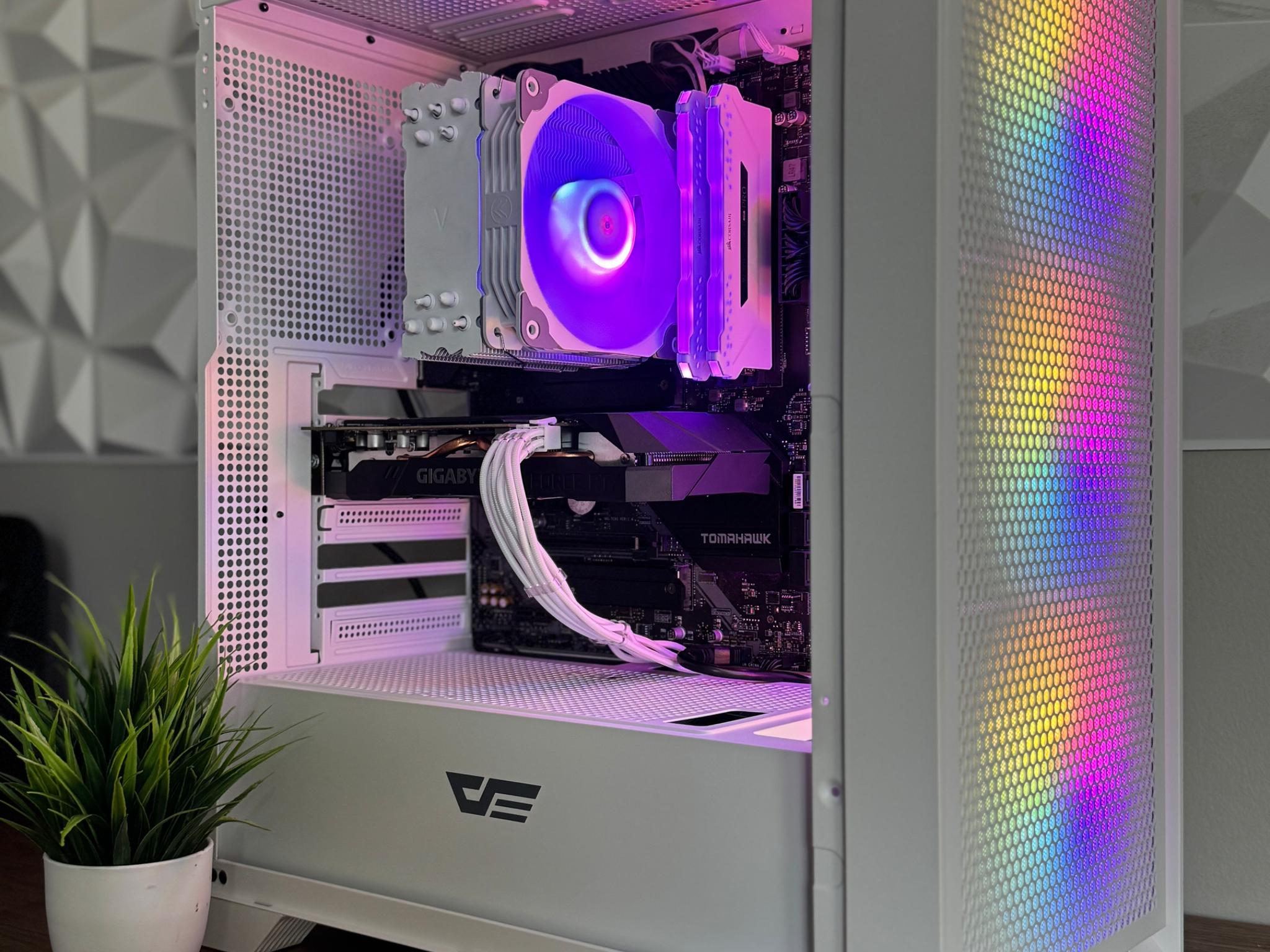 Custom White Gaming PC - Ryzen 5 5500 | RTX 2060 | Plug and Play Ready