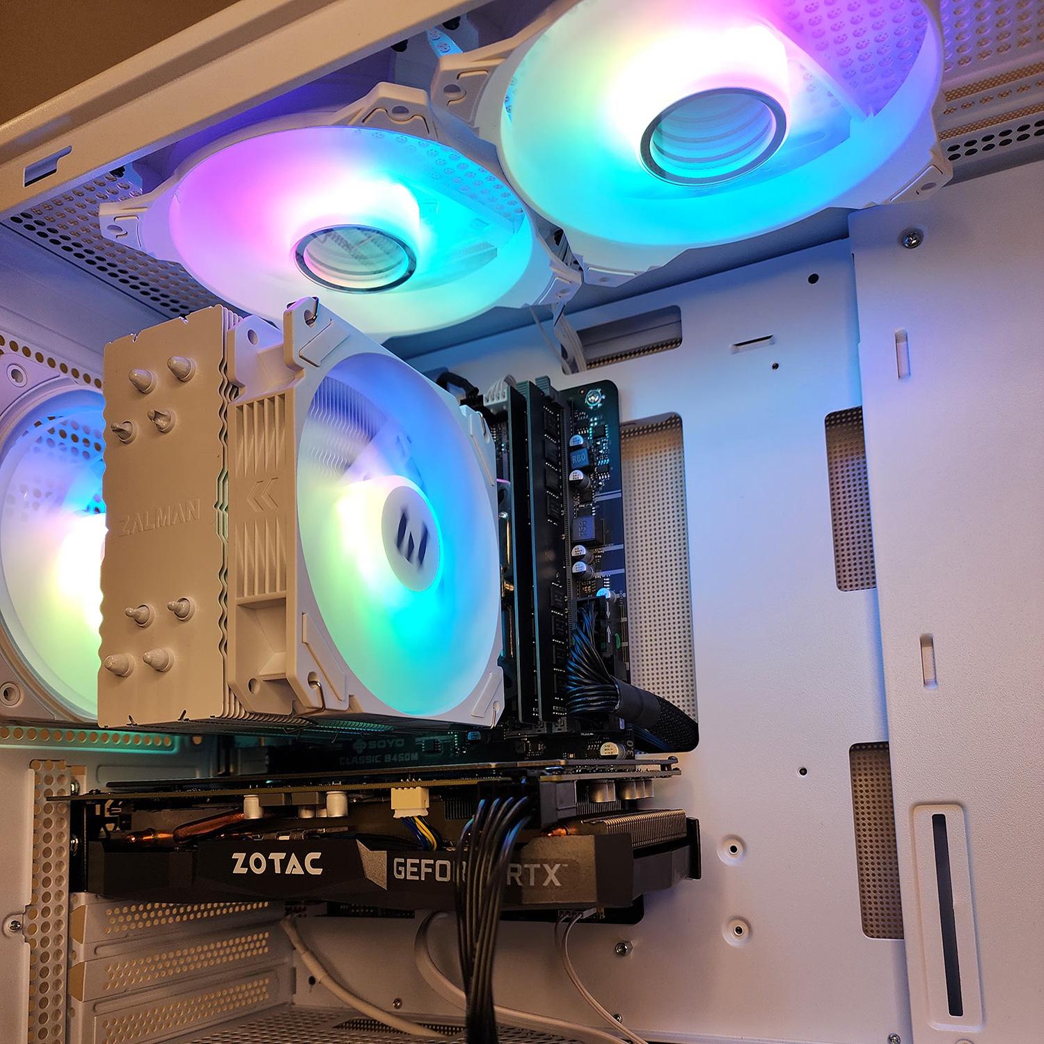 🧊 Gaming PC | GeForce RTX 2060 | Ryzen 5 3400GE | 16GB RAM | 512GB NVME M.2 | WIFI | Win 11 Pro