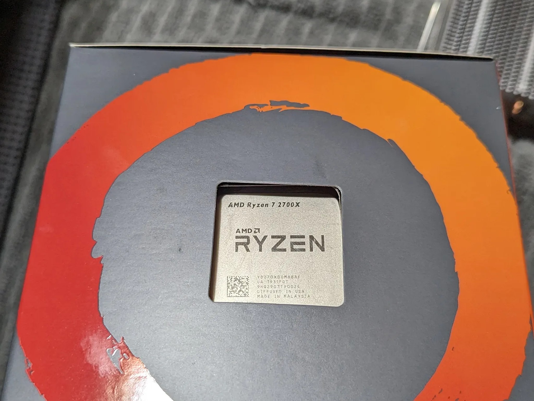 AMD 2700X AM4, Used known working, NO cooler included, Owned by me!