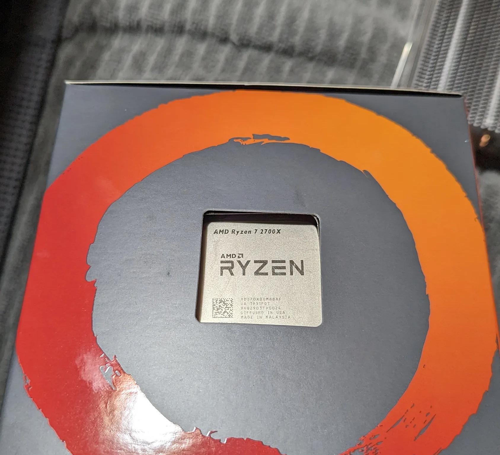 AMD 2700X AM4, Used known working, NO cooler included, Owned by me!