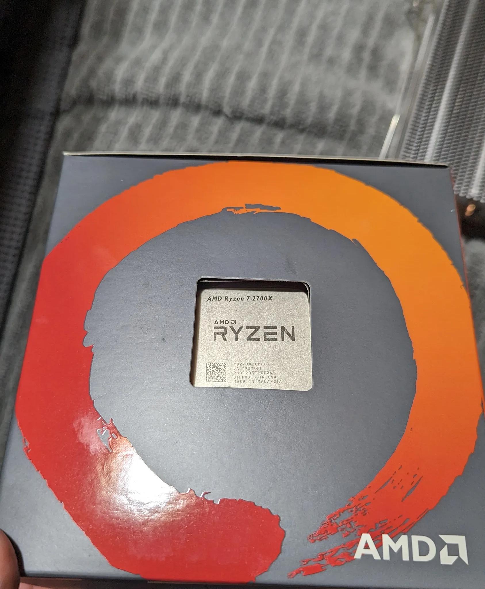 AMD 2700X AM4, Used known working, NO cooler included, Owned by me!