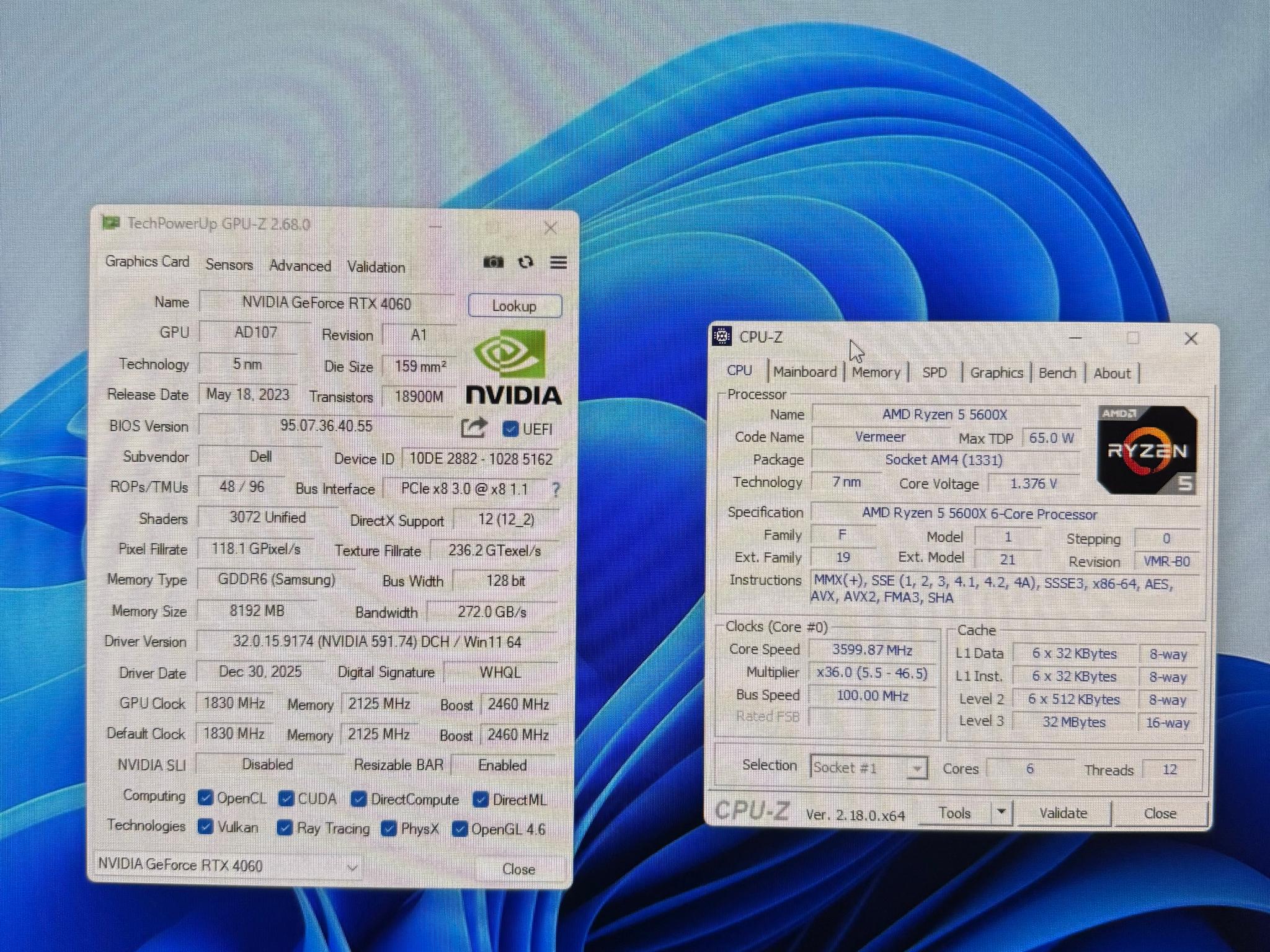 4060, Ryzen 5 5600X Gaming PC 1080p Beast, Small Profile