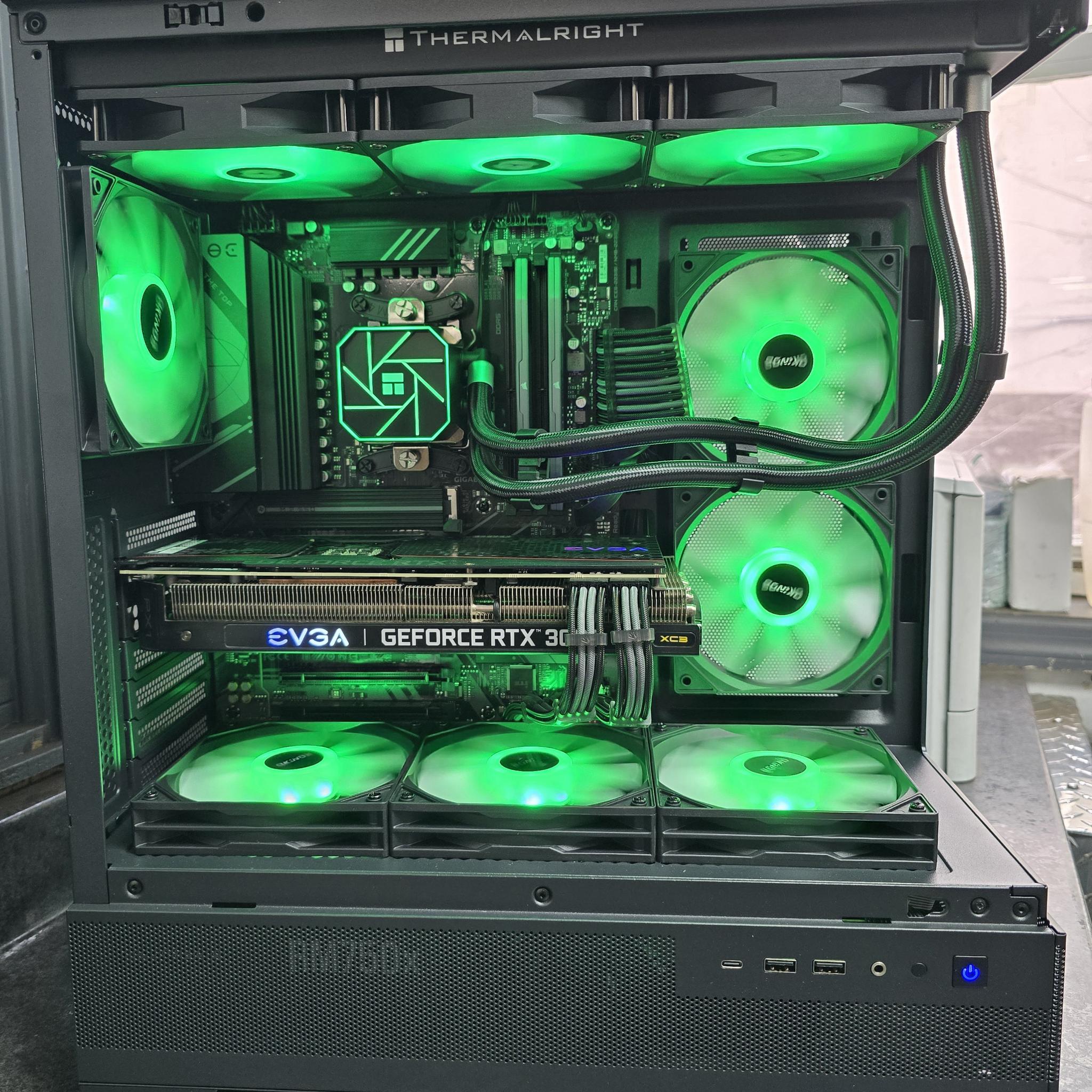 🟢⚫1440P CUSTOM PC | RTX 3080 | RYZEN 7 7700X | 32GB DDR5 | 1.5TB SSD⚫🟢