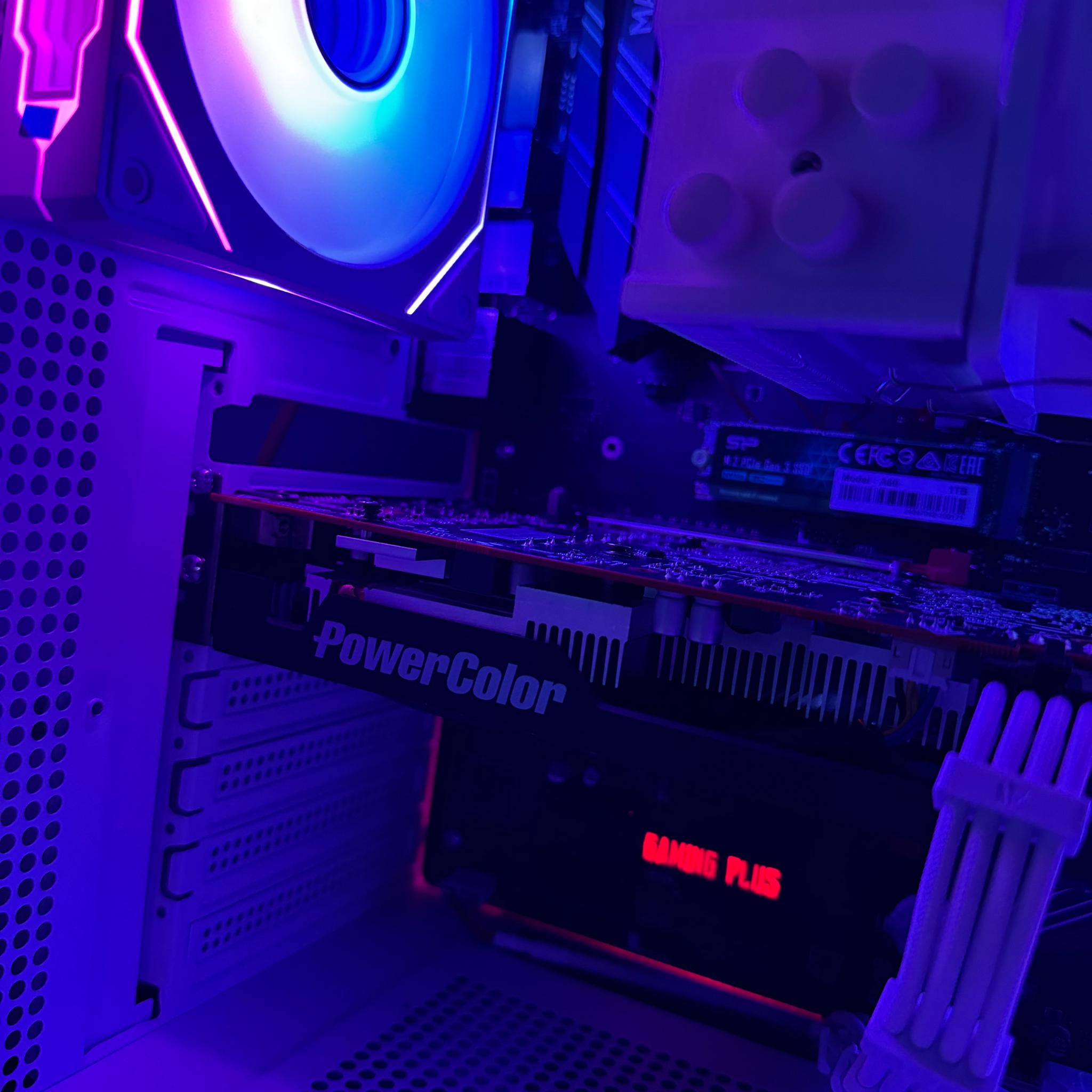 Custom Build Gaming PC. AMD Ryzen 7 3700x. 5500XT 8gb Graphics Card. 16 gb Ram.