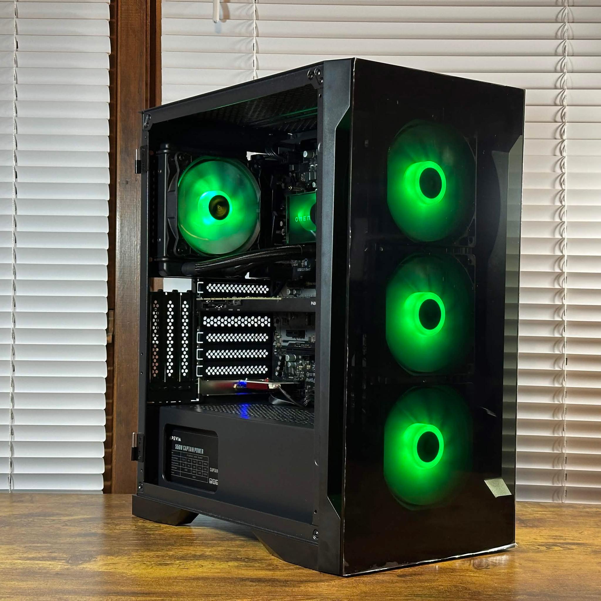 Nvidia P4000 8GB | Intel i5 8500 | 16GB DDR4 | 500GB SSD | Win11 | WIFI | 1080P Budget Gaming PC