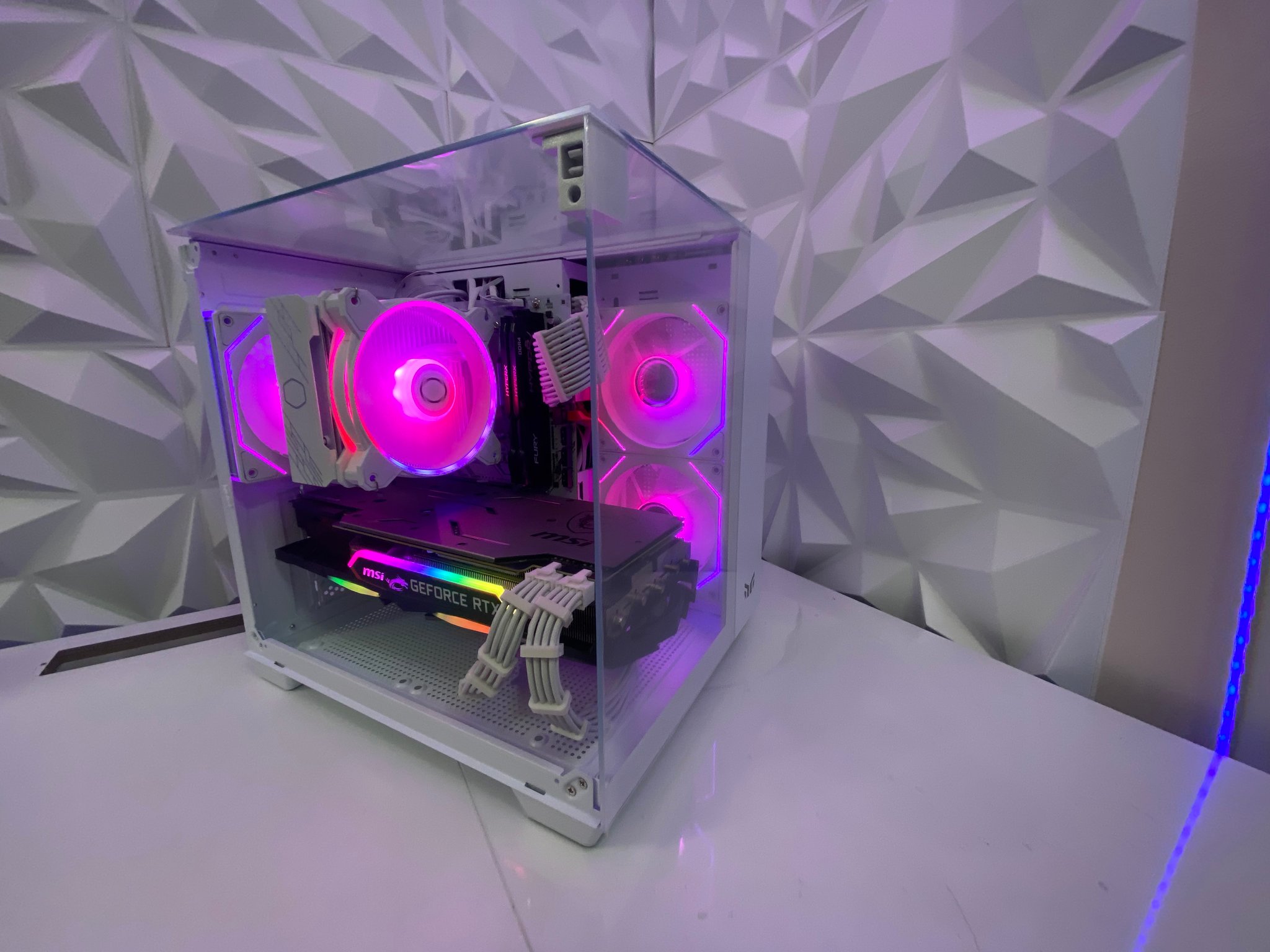 🎅🎅 White Elite Build – Ryzen 5 3600 + RTX 2080 8GB | 1080p/1440p High FPS Ready
