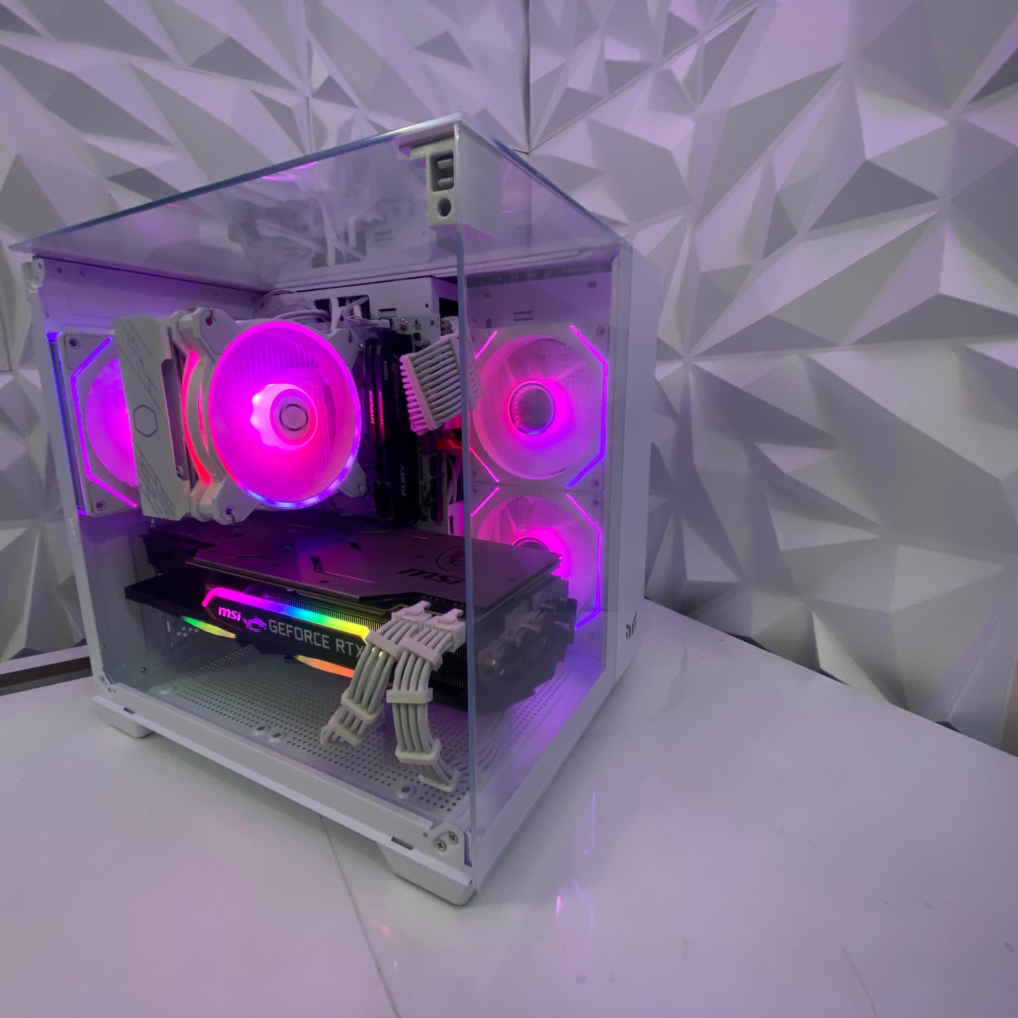 🎅🎅 White Elite Build – Ryzen 5 3600 + RTX 2080 8GB | 1080p/1440p High FPS Ready