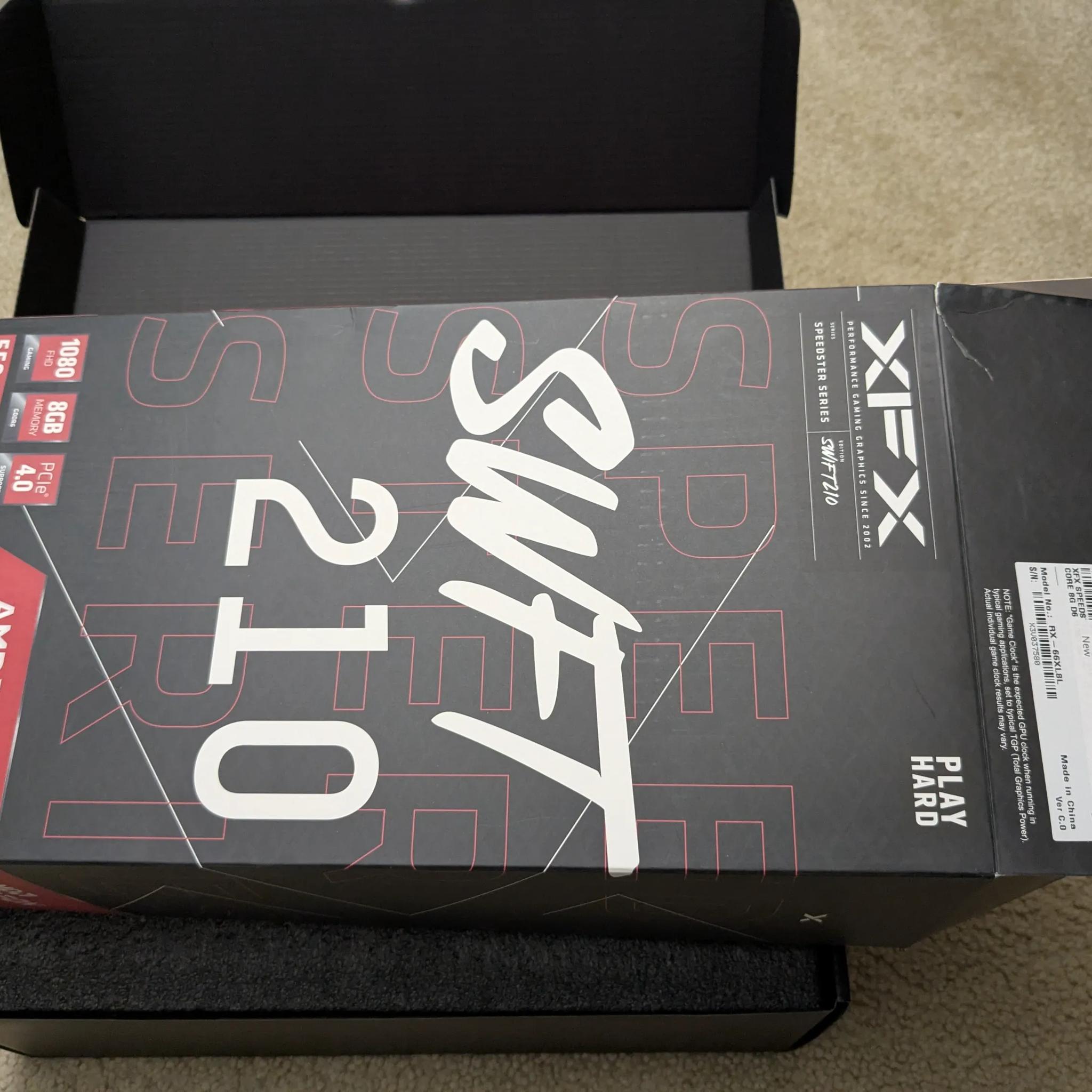 XFX SWFT 210 RX 6600 8GB with Box