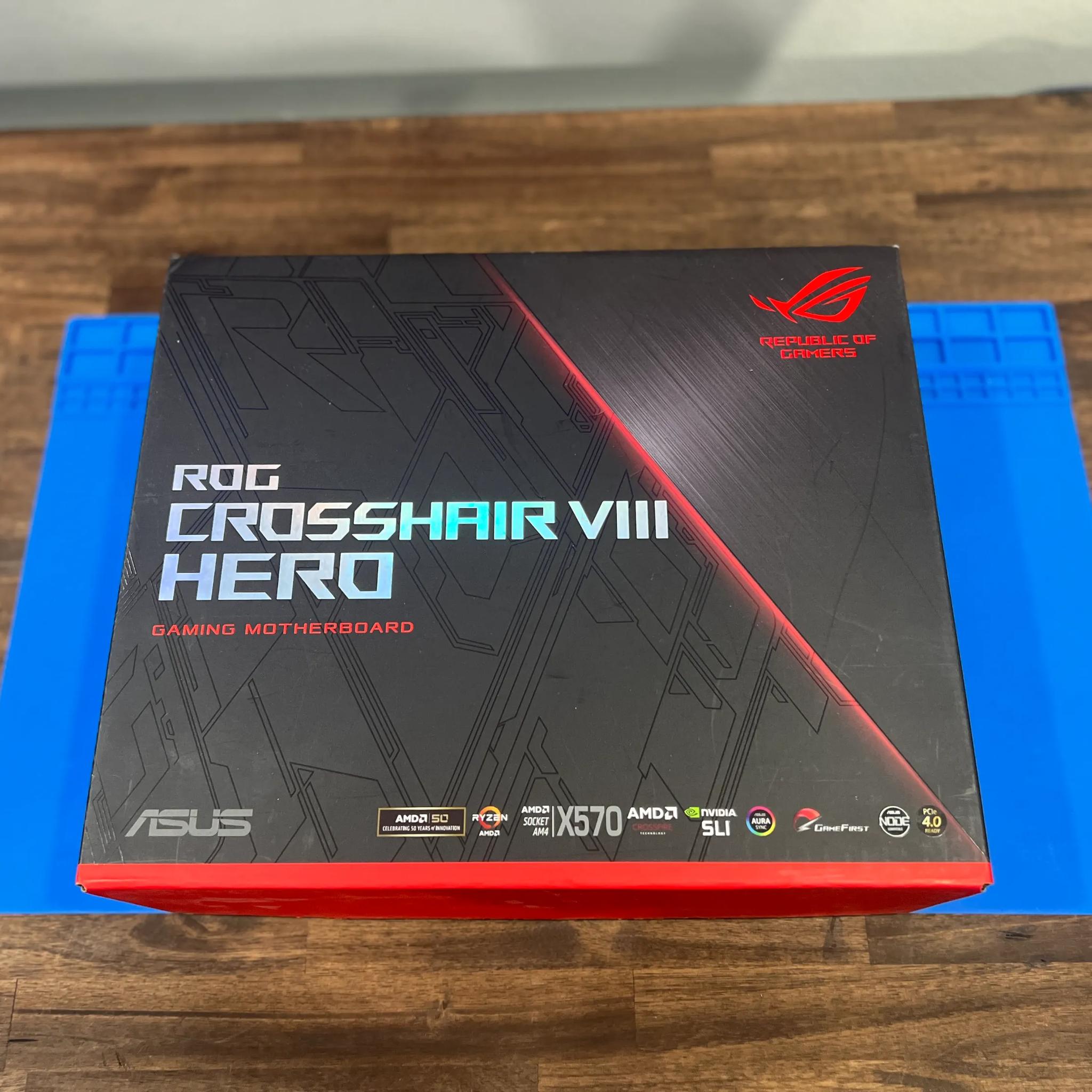 ASUS ROG CROSSHAIR VIII MOTHERBOARD INCLUDES AMD RYZEN 9 5900X PROCESSOR