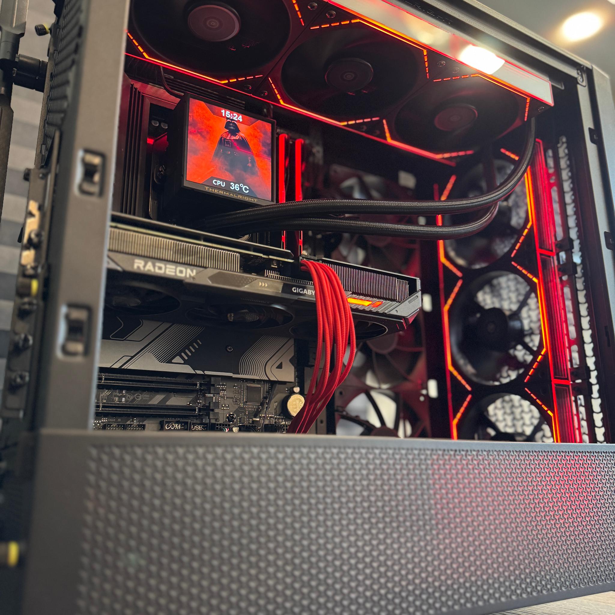 9060t 16gb, 32gb DDR5, 7600x Gaming pc