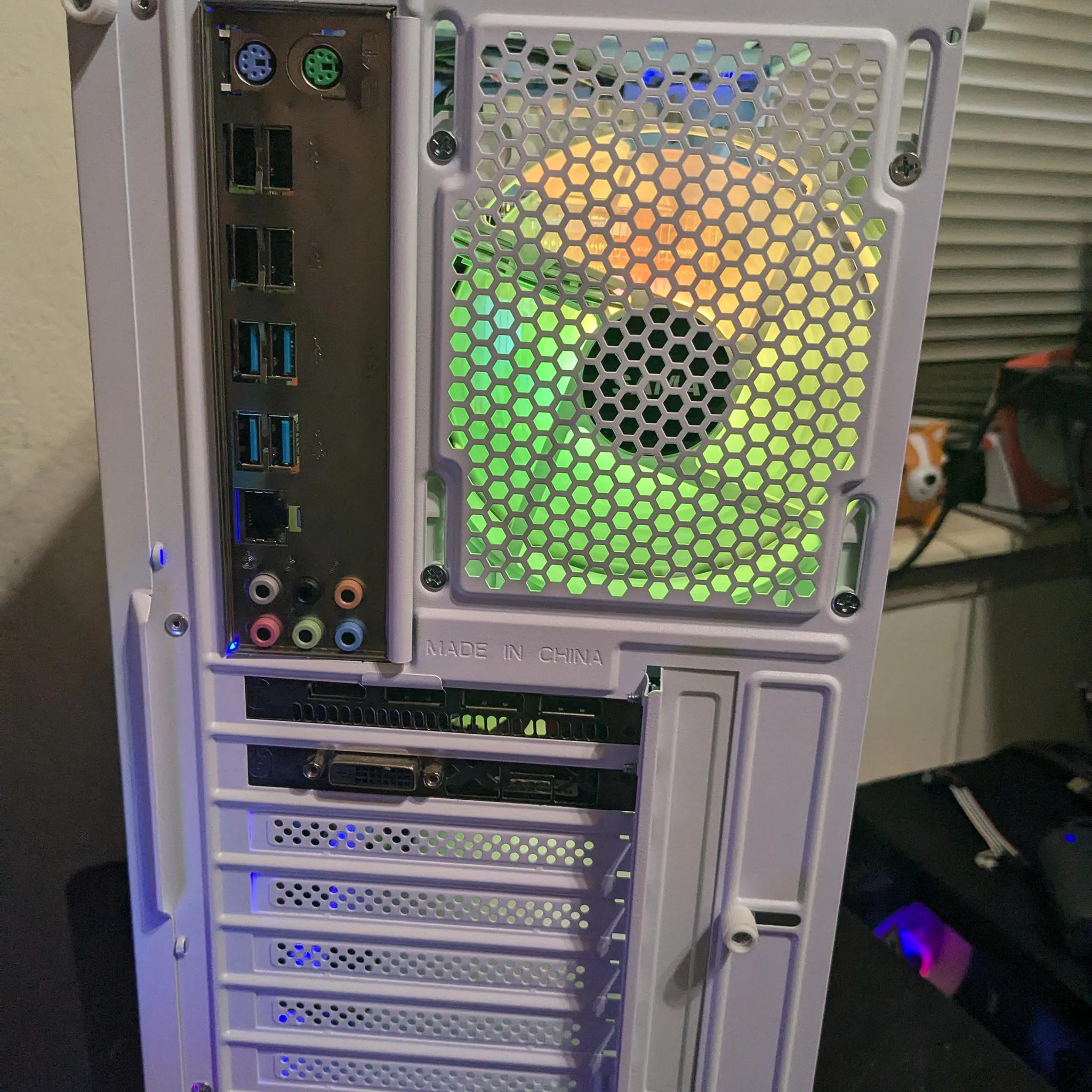 FREE SHIP|| 6 Core Intel Xeon, 16GB RAM, RX 470 4GB, 512GB SSD, Win10, RGB, Wifi