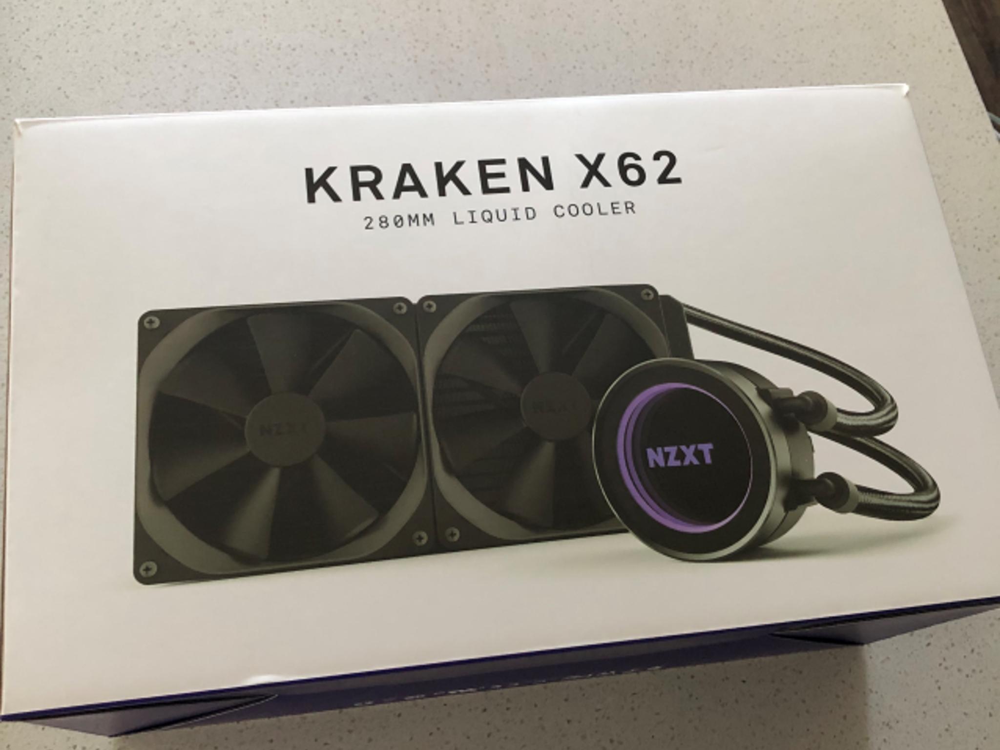 NZXT Kraken X62 280mm AIO Liquid CPU Cooler PLUS CableMod White AIO Sleeving Kit