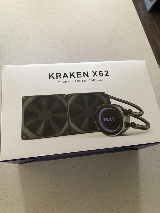 NZXT Kraken X62 280mm AIO Liquid CPU Cooler PLUS CableMod White AIO Sleeving Kit