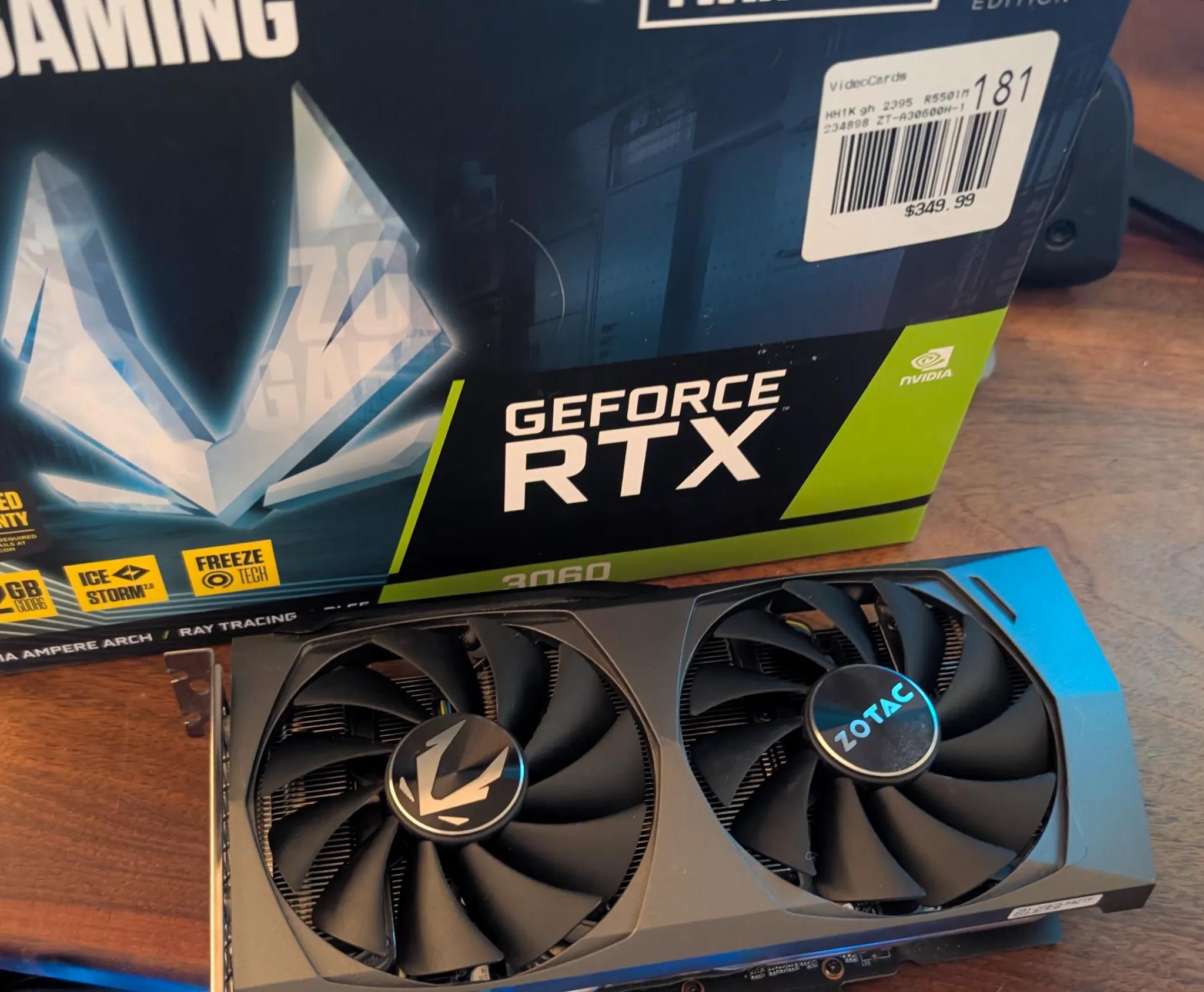 Zotac RTX 3060 12GB