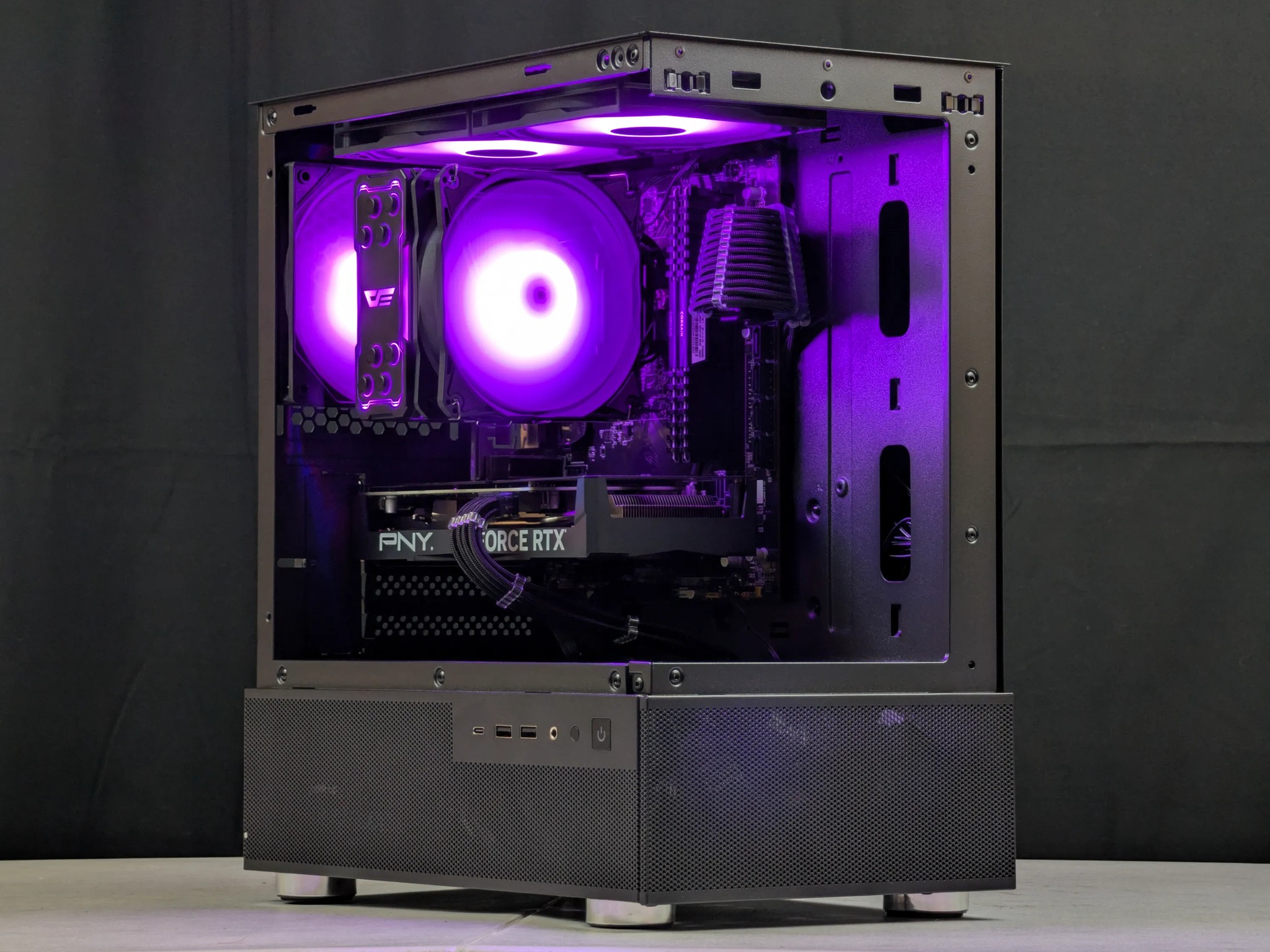 💜🖤 RTX 4060 / Ryzen 7 3700X / 32GB Gaming PC 🖤💜