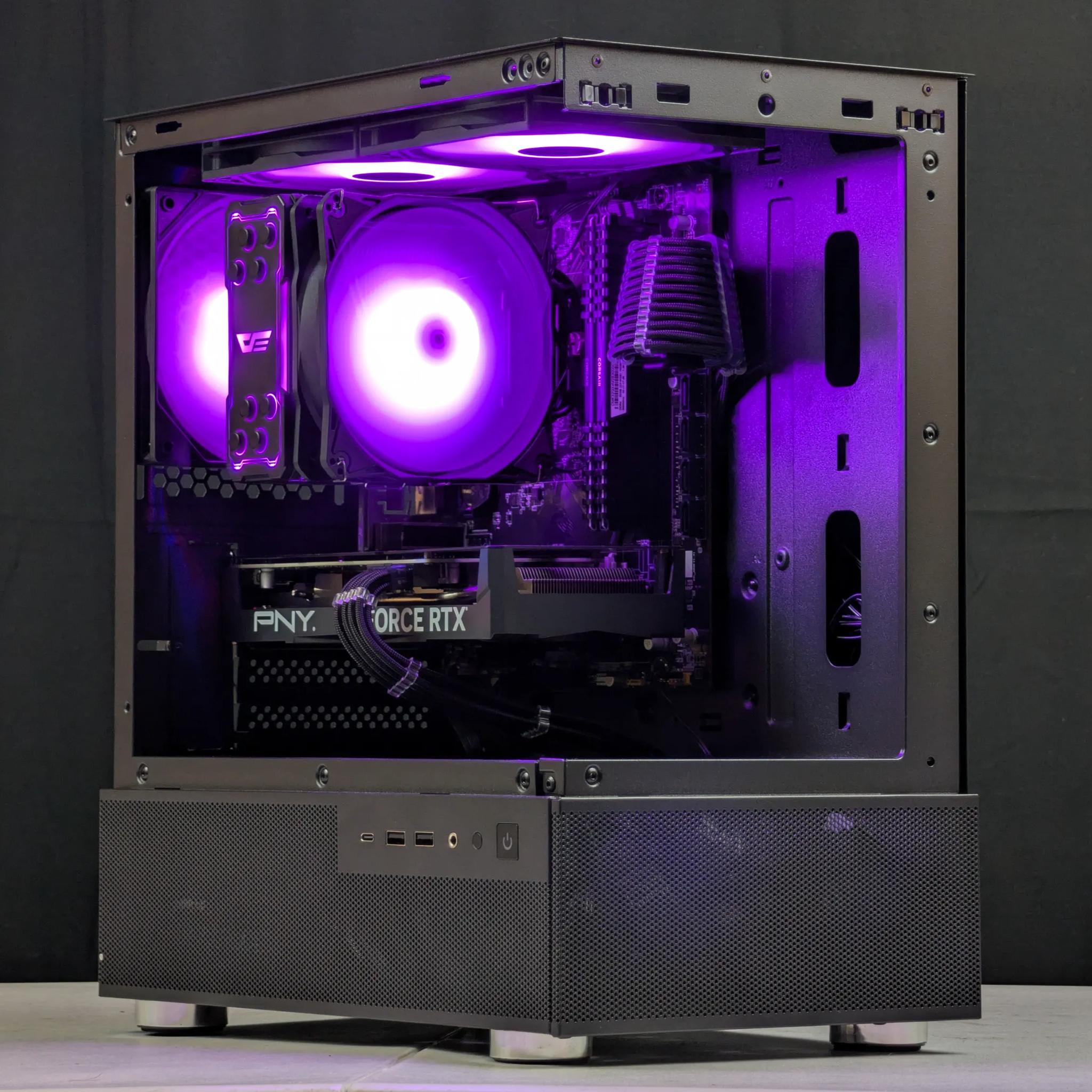 💜🖤 RTX 4060 / Ryzen 7 3700X / 32GB Gaming PC 🖤💜