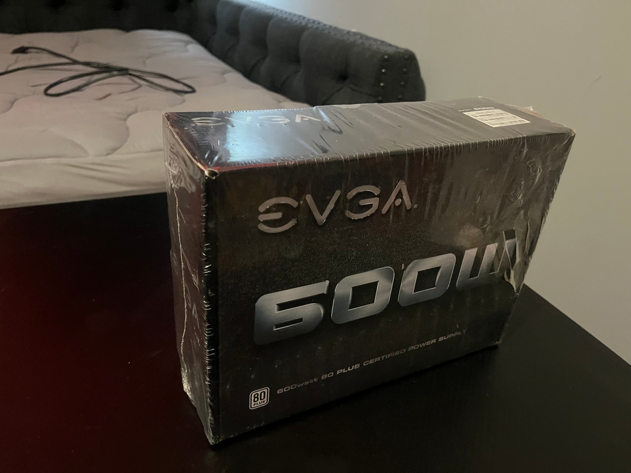 (NEW SEALED) EVGA 600 watt 80 plus certified power supply, 100-W1-0600-K1