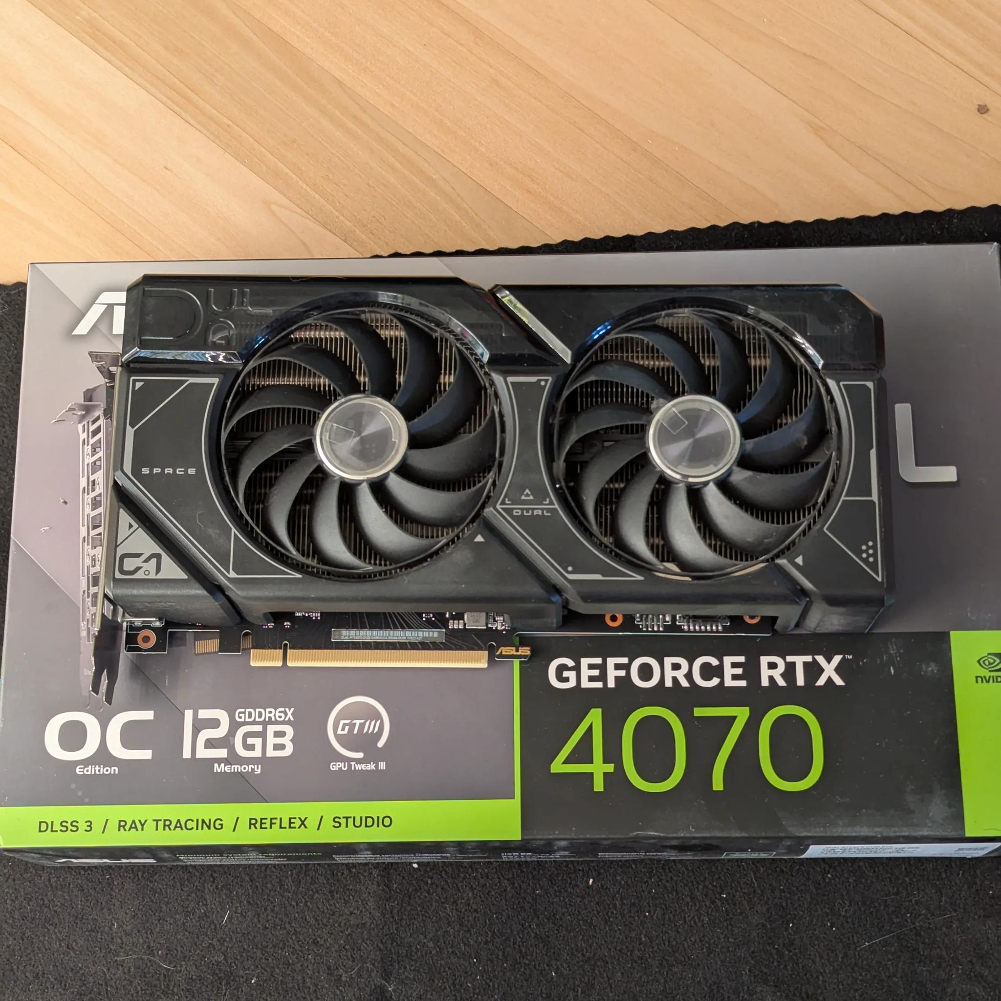 4070 12GB ASUS Dual GeForce RTX – Compact Powerhouse for 1440p & 4K 🧊