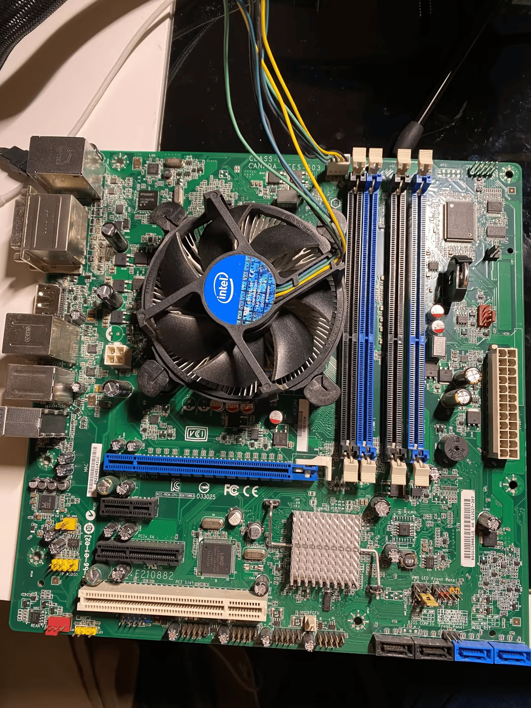 Core i5-2300, LGA 1151 Motherboard, and Intel Stock Cooler Combo