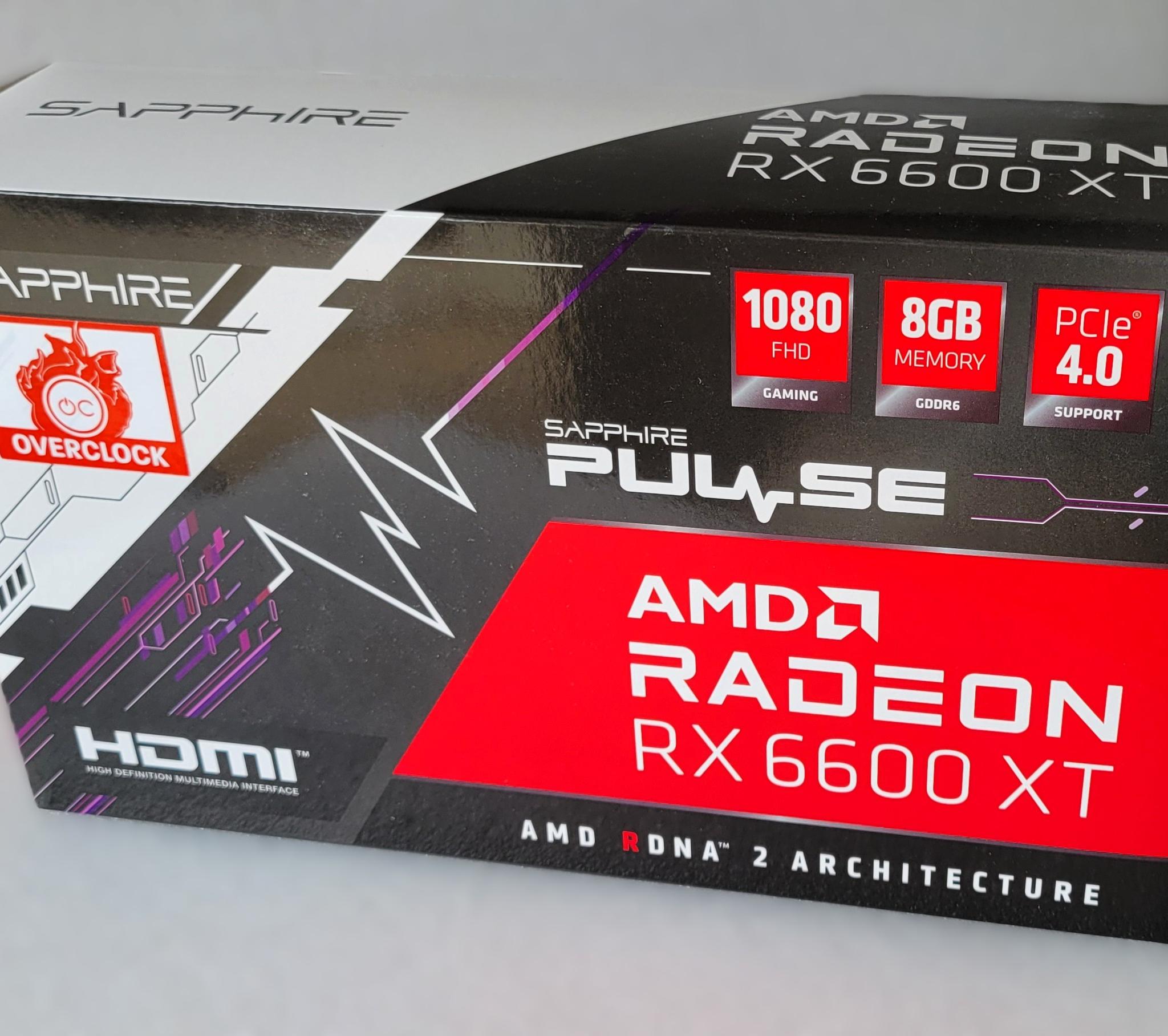 Sapphire PULSE AMD Radeon RX 6600 XT