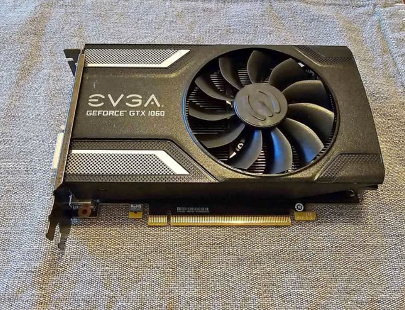 EVGA GeForce GTX 1060 SC GAMING, 06G-P4-6163-KR, 6GB GDDR5, ACX 2.0 (Single Fan)