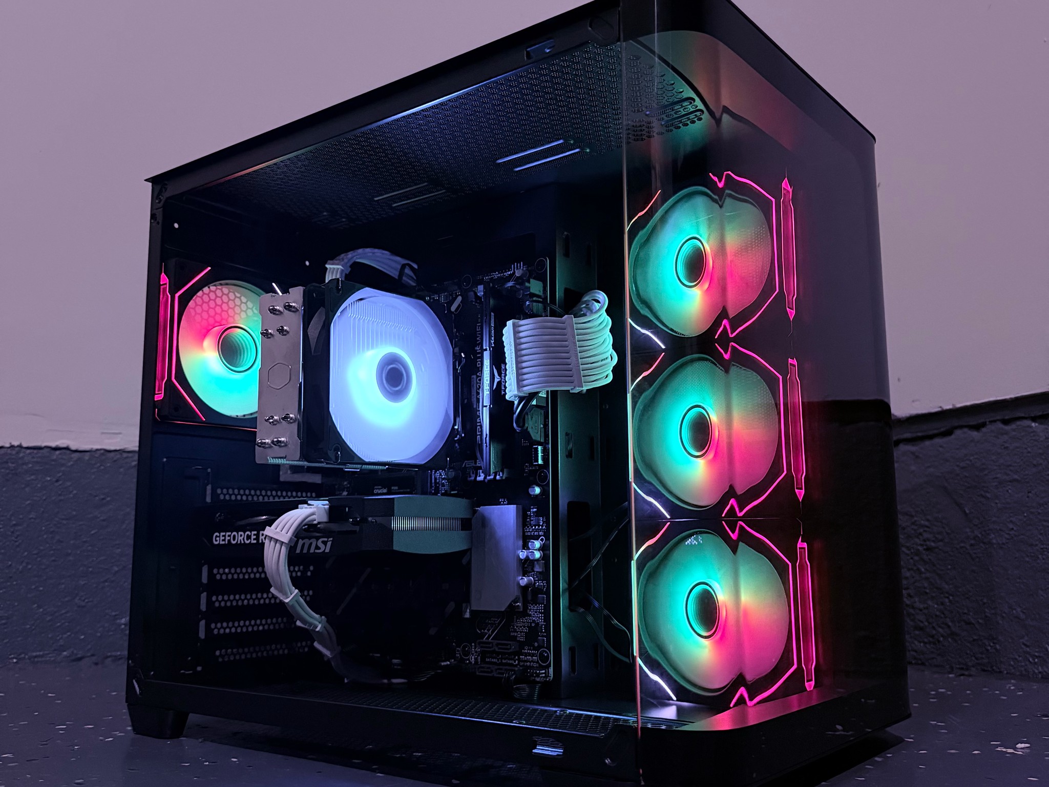 🟣"Nebula Rose"🌹| 1080p Gaming | RTX 5060 | Ryzen 5 8400F | 16GB DDR5 | 1TB NVMe