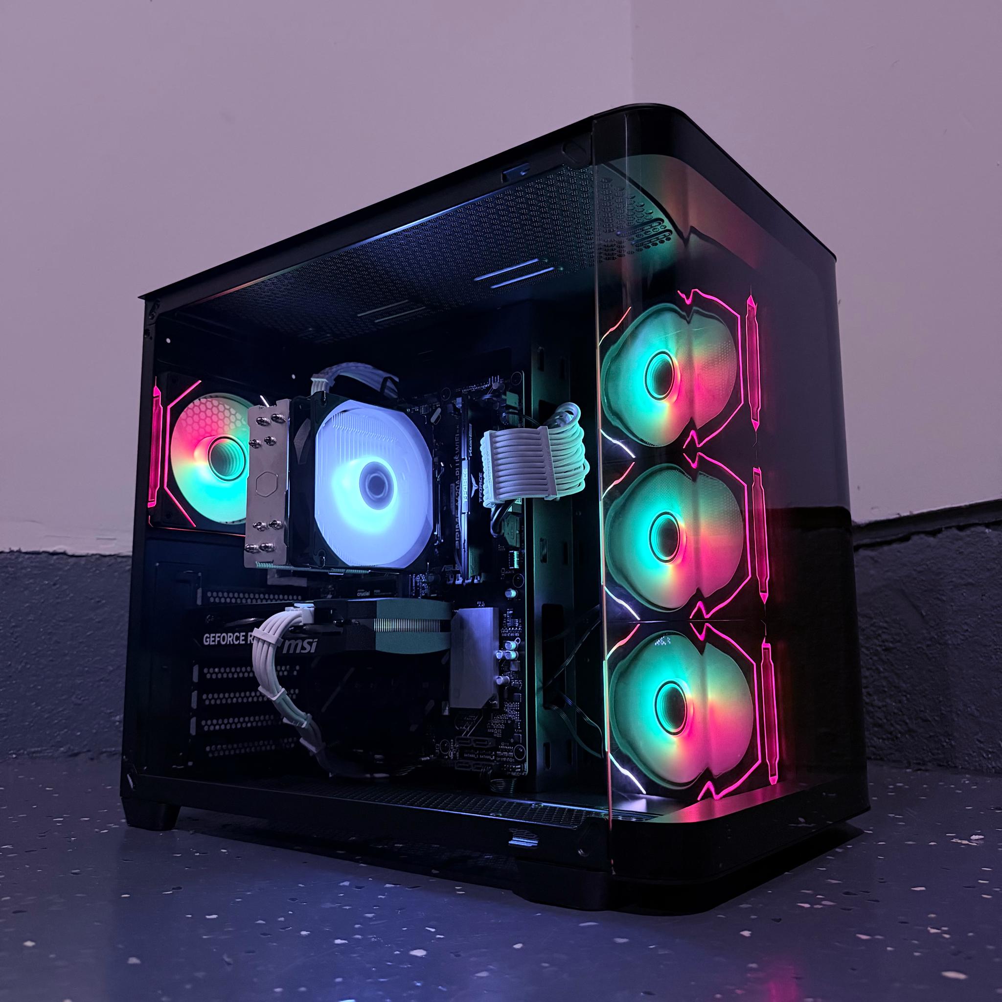 🟣"Nebula Rose"🌹| 1080p Gaming | RTX 5060 | Ryzen 5 8400F | 16GB DDR5 | 1TB NVMe