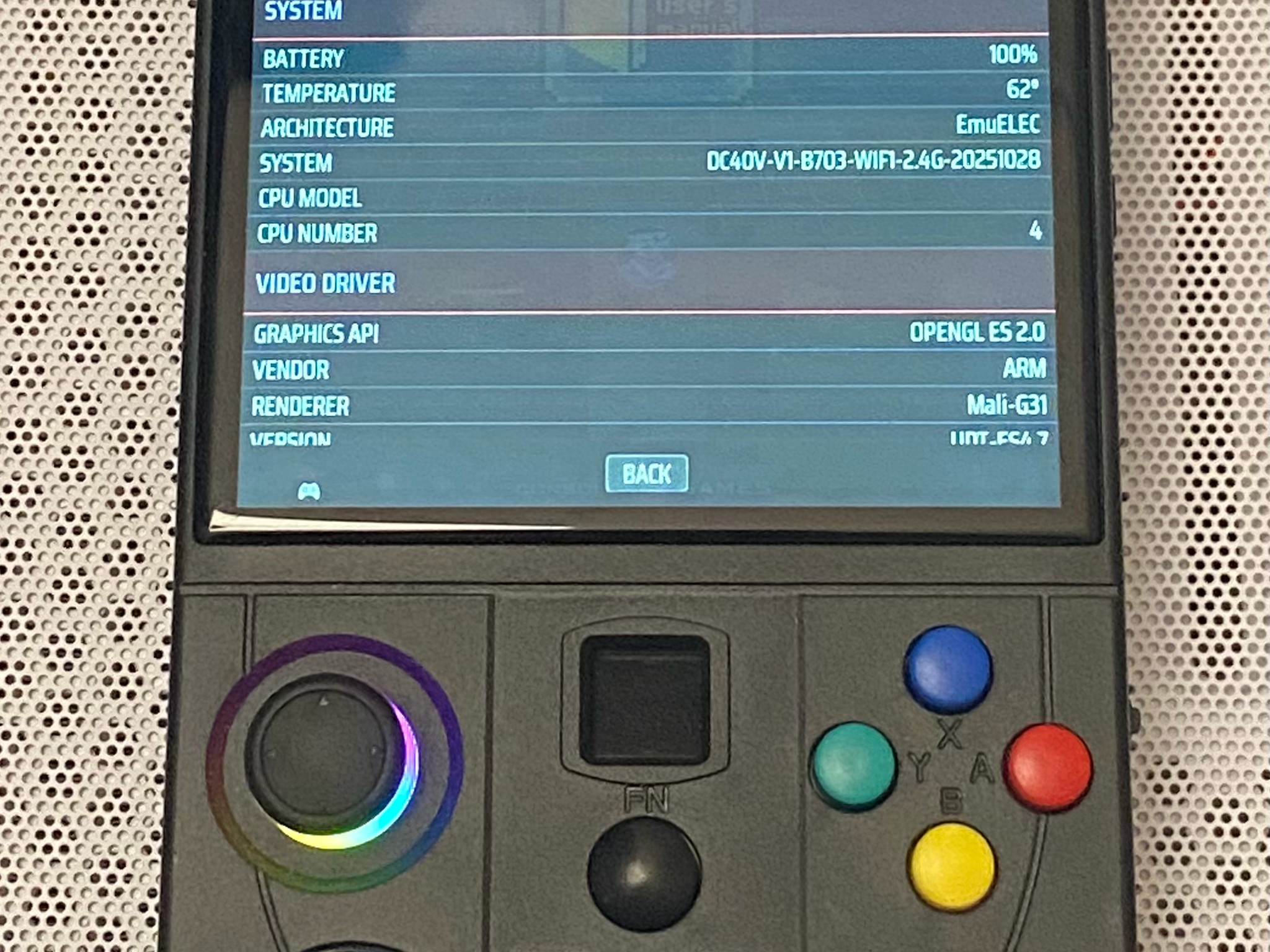 XiFan DC40V Retro Gaming Handheld -  Black