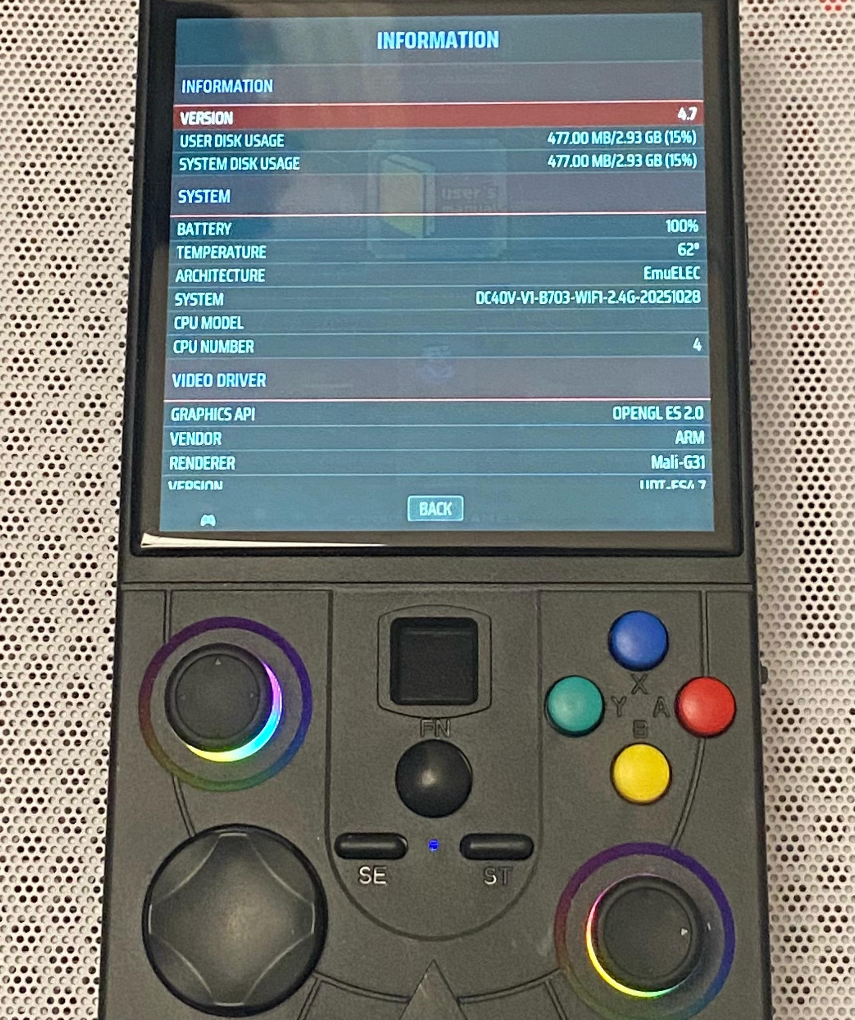 XiFan DC40V Retro Gaming Handheld -  Black