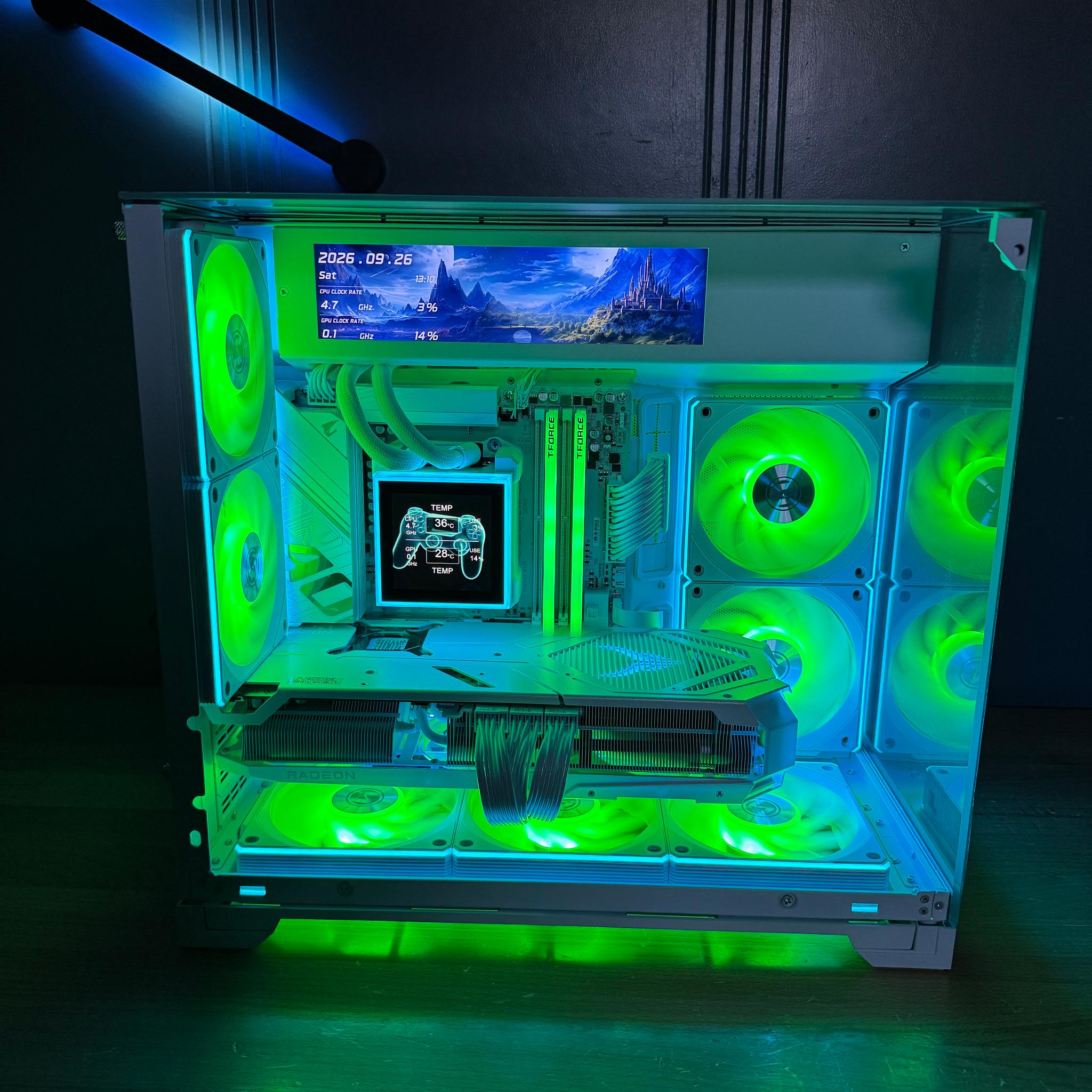 🧊Lian Li PC | Ryzen 7800X3D, 9070 XT, 32GB DDR5, 2TB SSD, Lian Li Case/Fans/Cooler/PSU