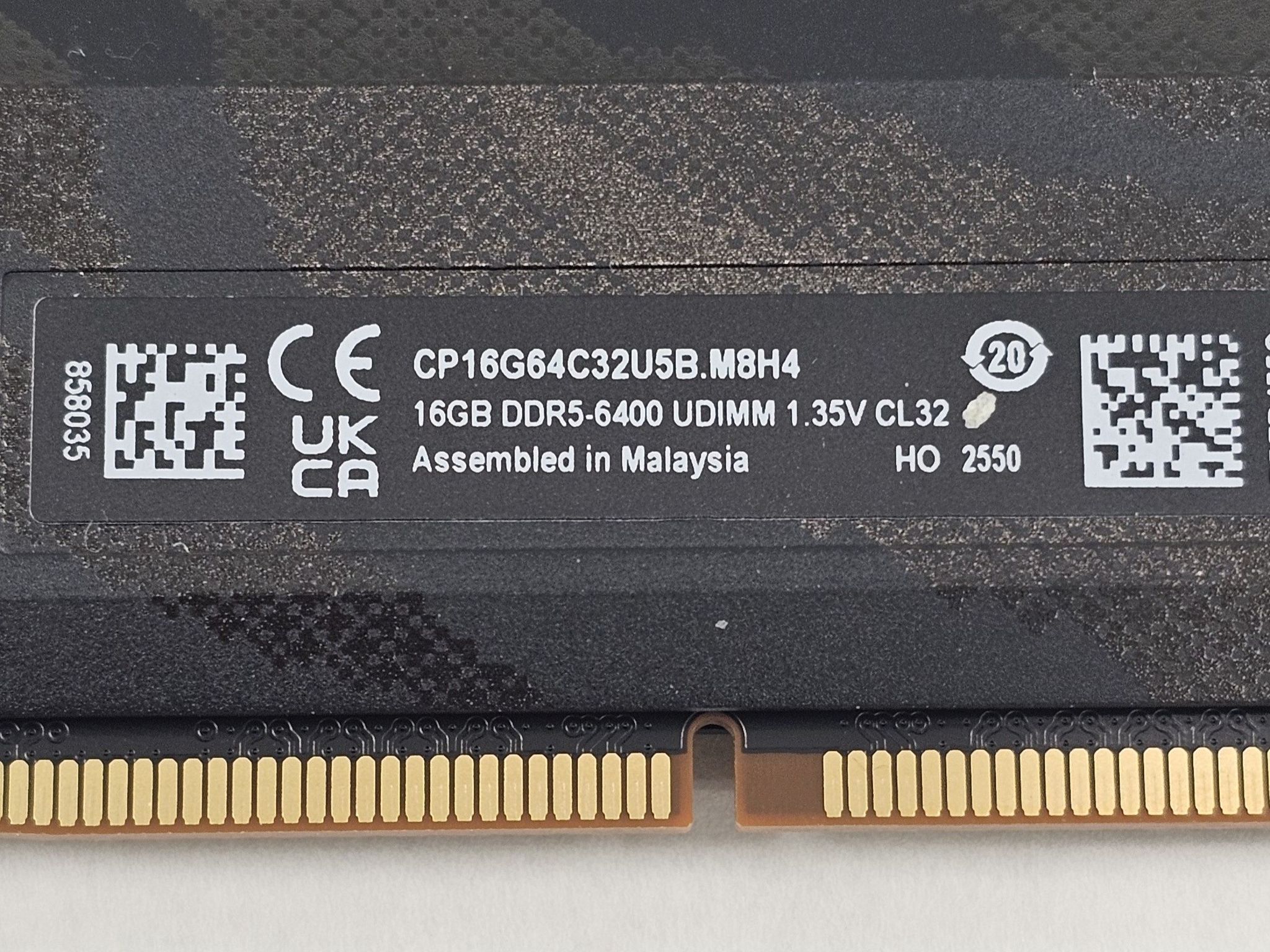 32GB DDR5 (2x16GB) CL32 6400MT/s Crucial